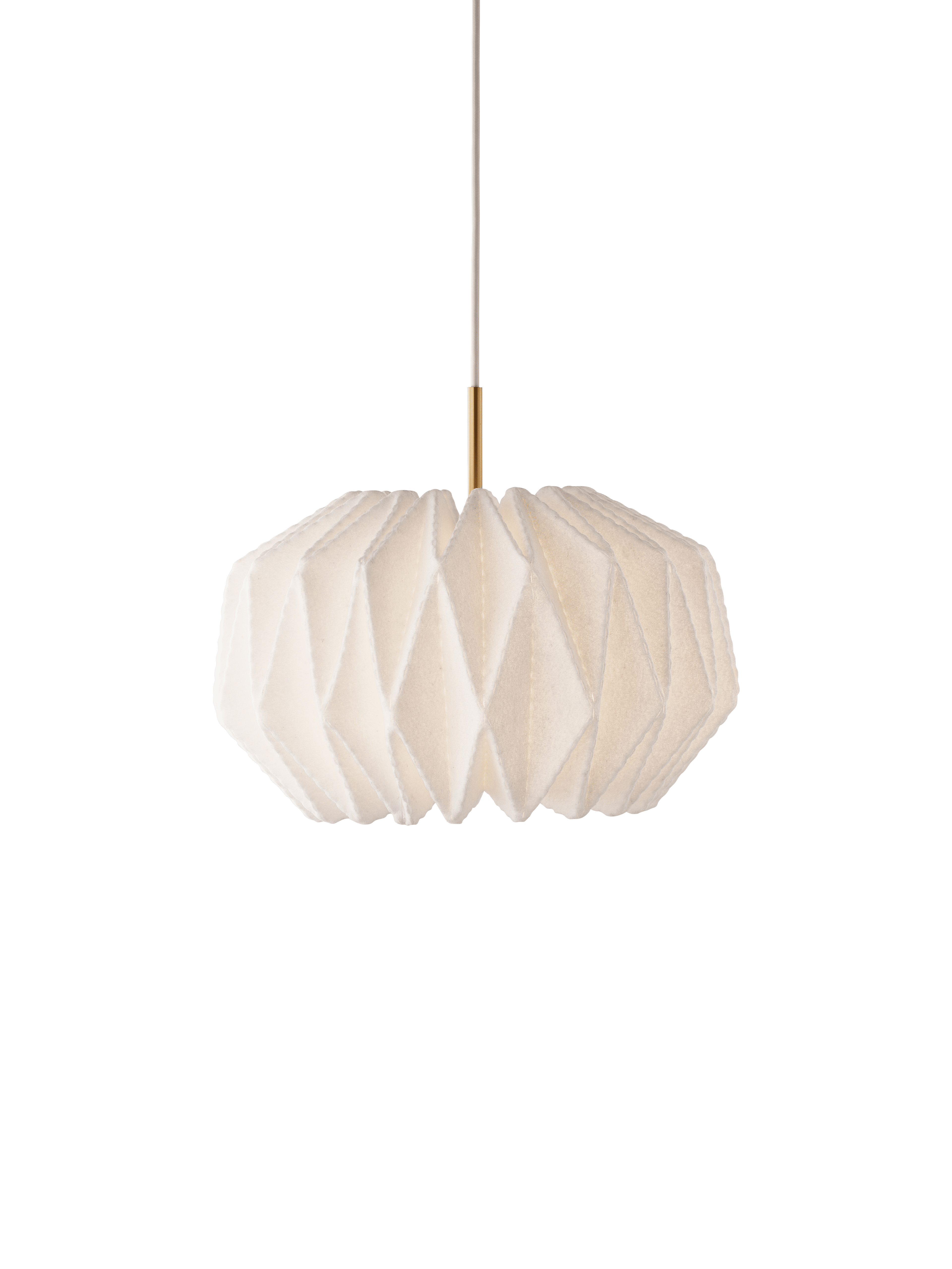 Lampa wisząca MODEL 164 SOFTLY PLEATED biały