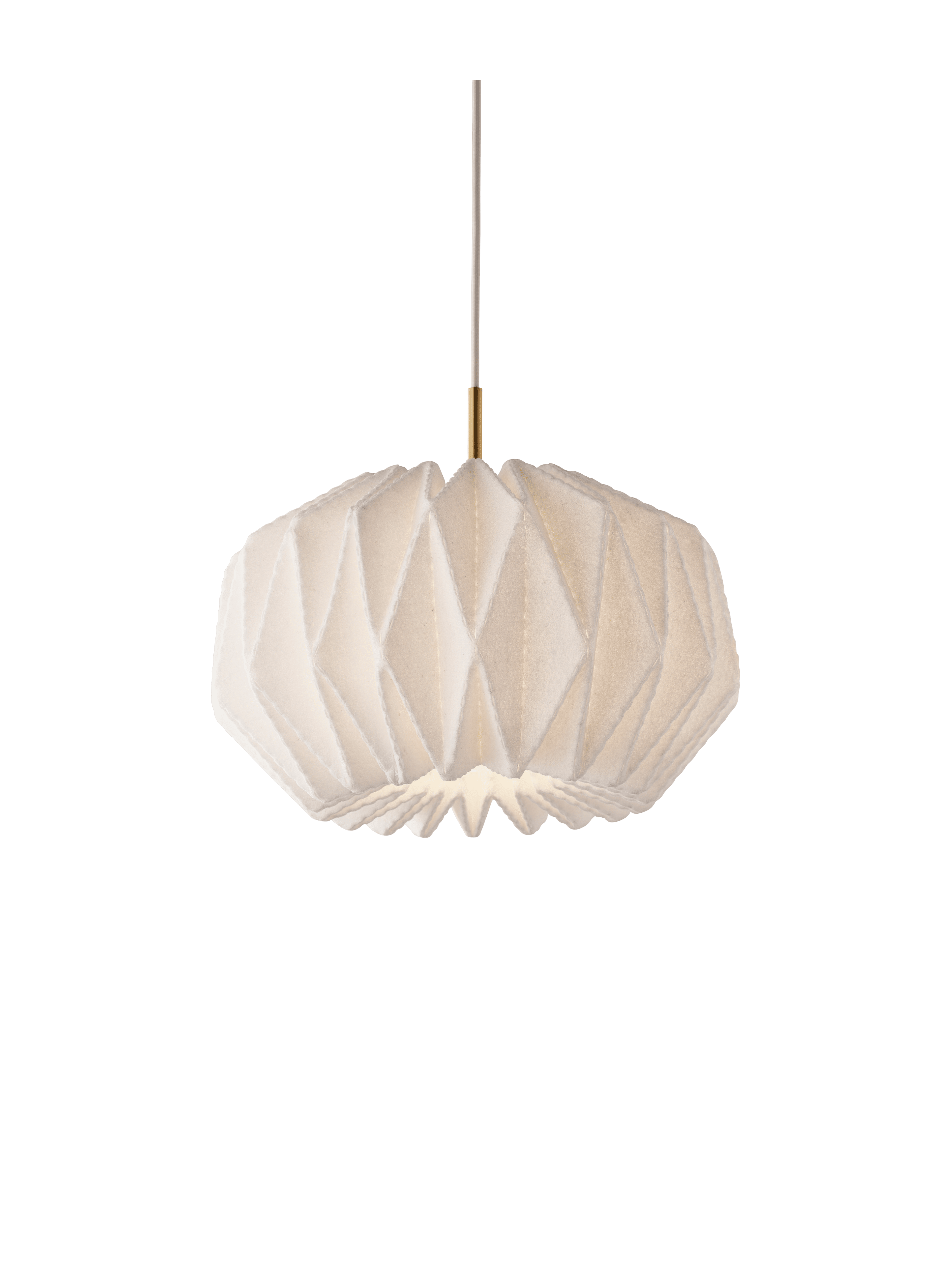 Lampa wisząca MODEL 164 SOFTLY PLEATED biały