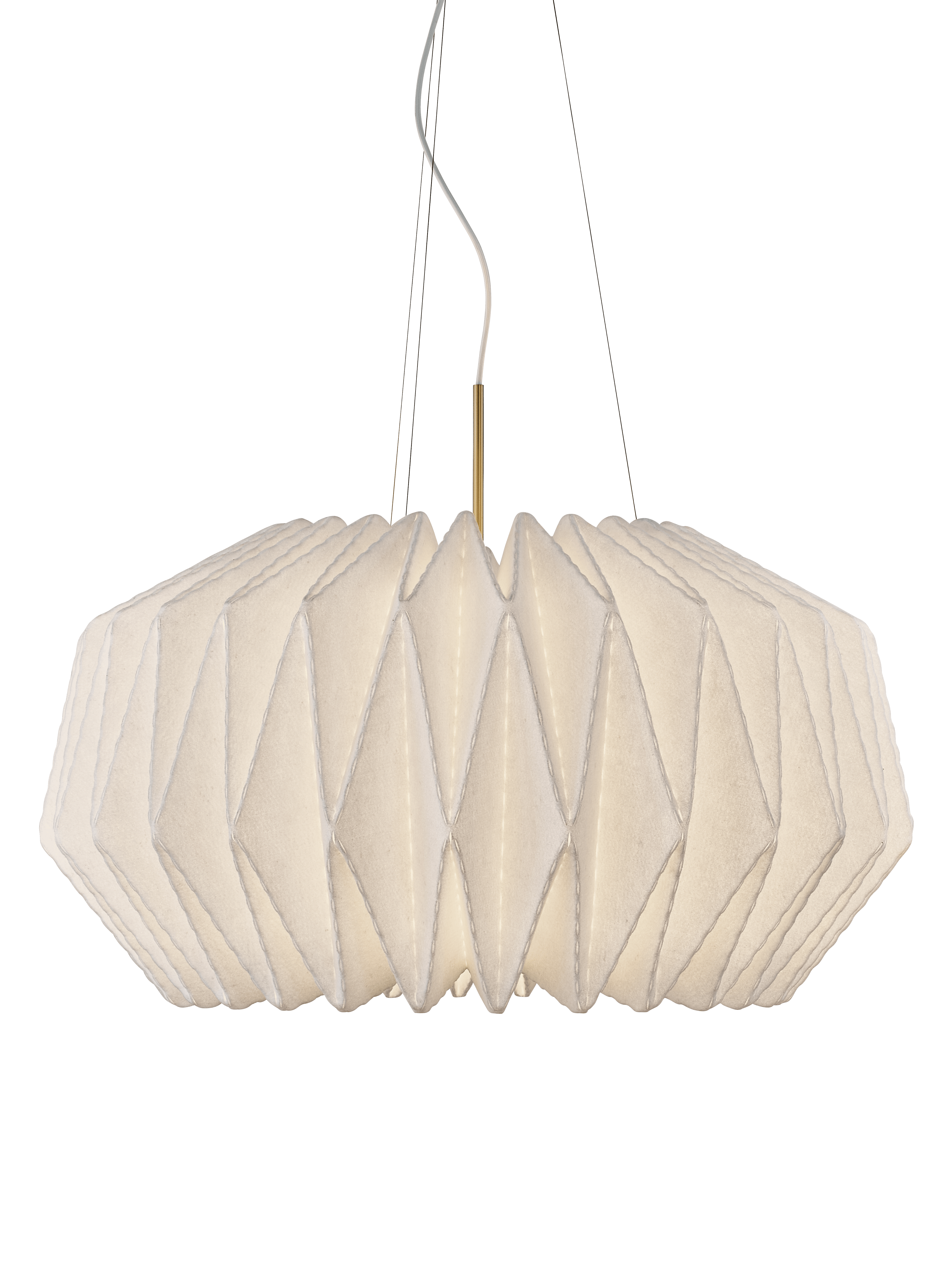 Lampa wisząca MODEL 164 SOFTLY PLEATED biały