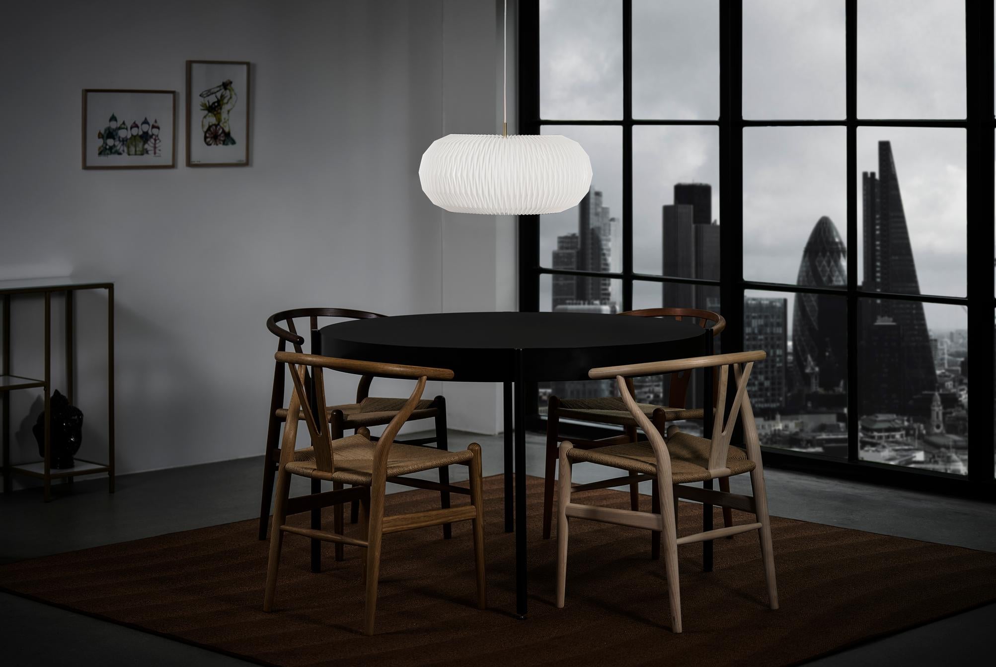 Lampa wisząca MODEL 195 DONUT biały ze złotym