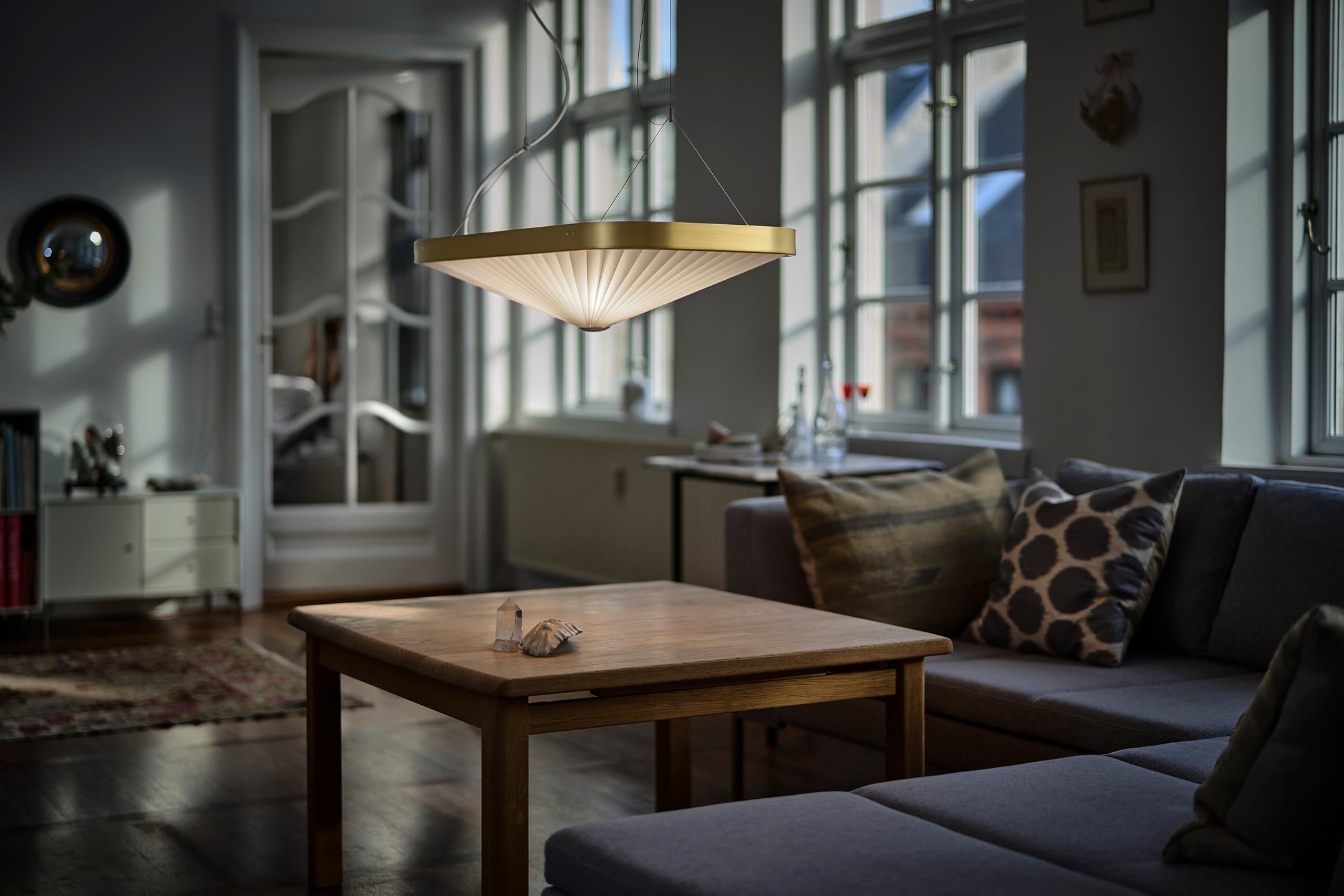 Hanging Lamp MODEL 197 CELINE white with gold