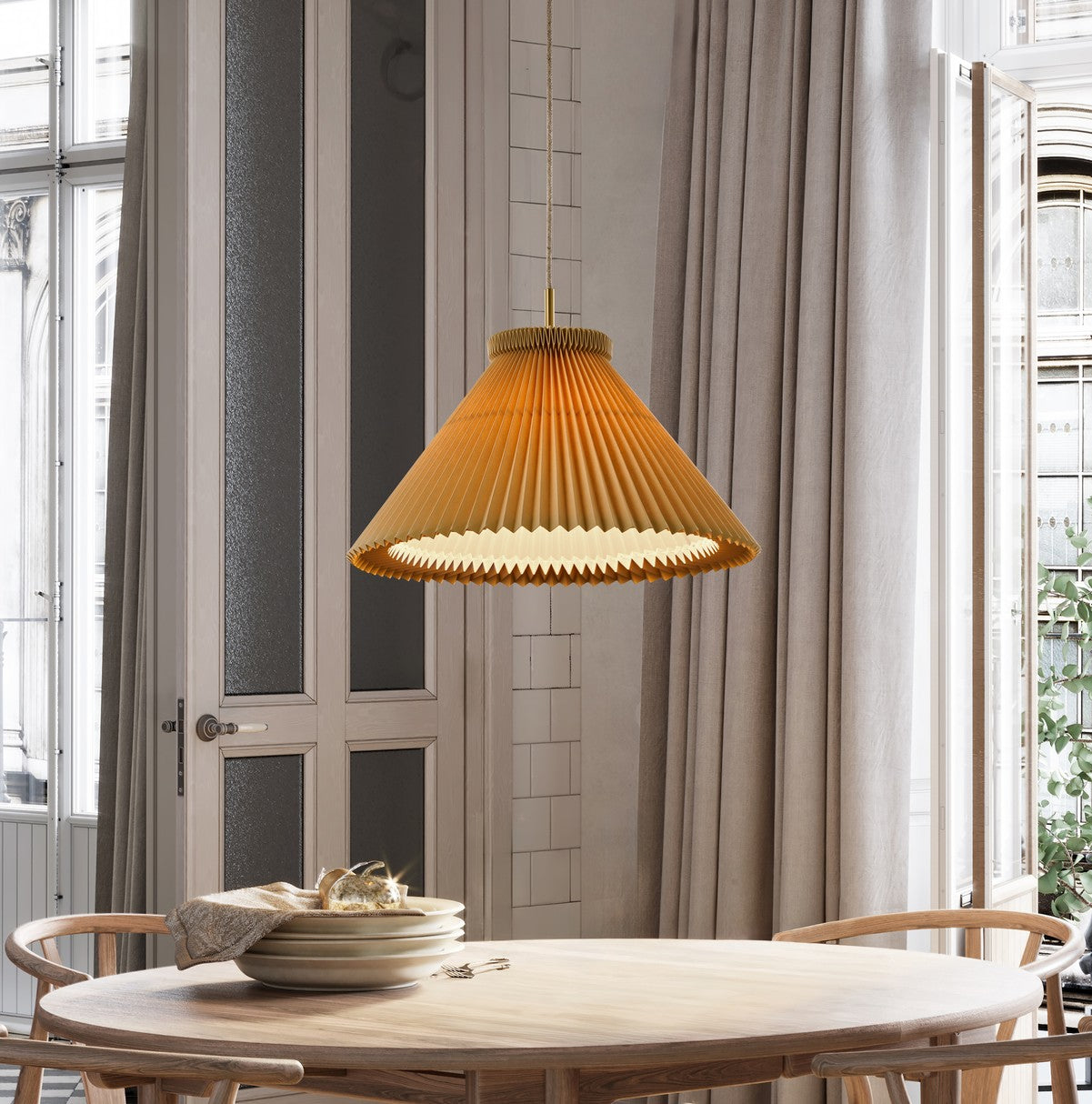 Lampa wisząca MODEL 1 maślany