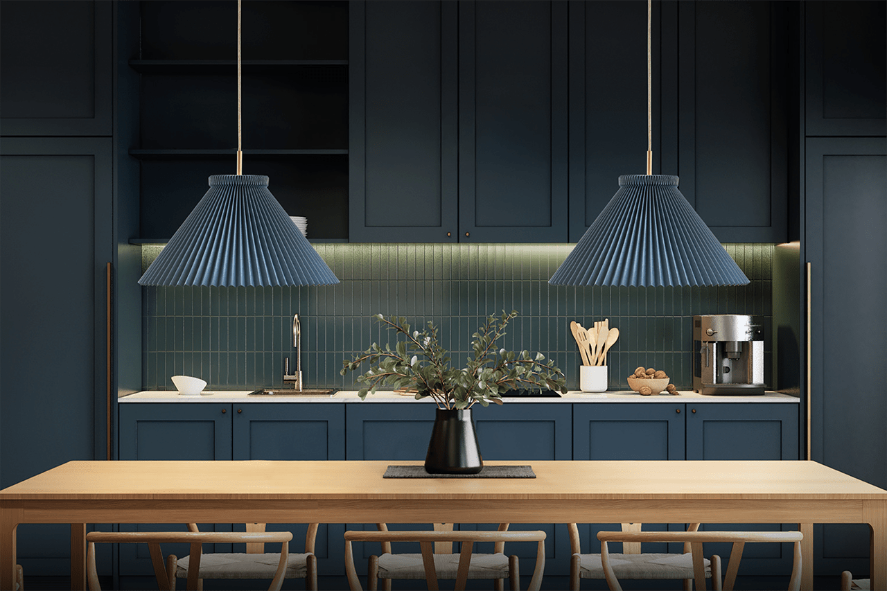 Lampa wisząca MODEL 1 niebieski