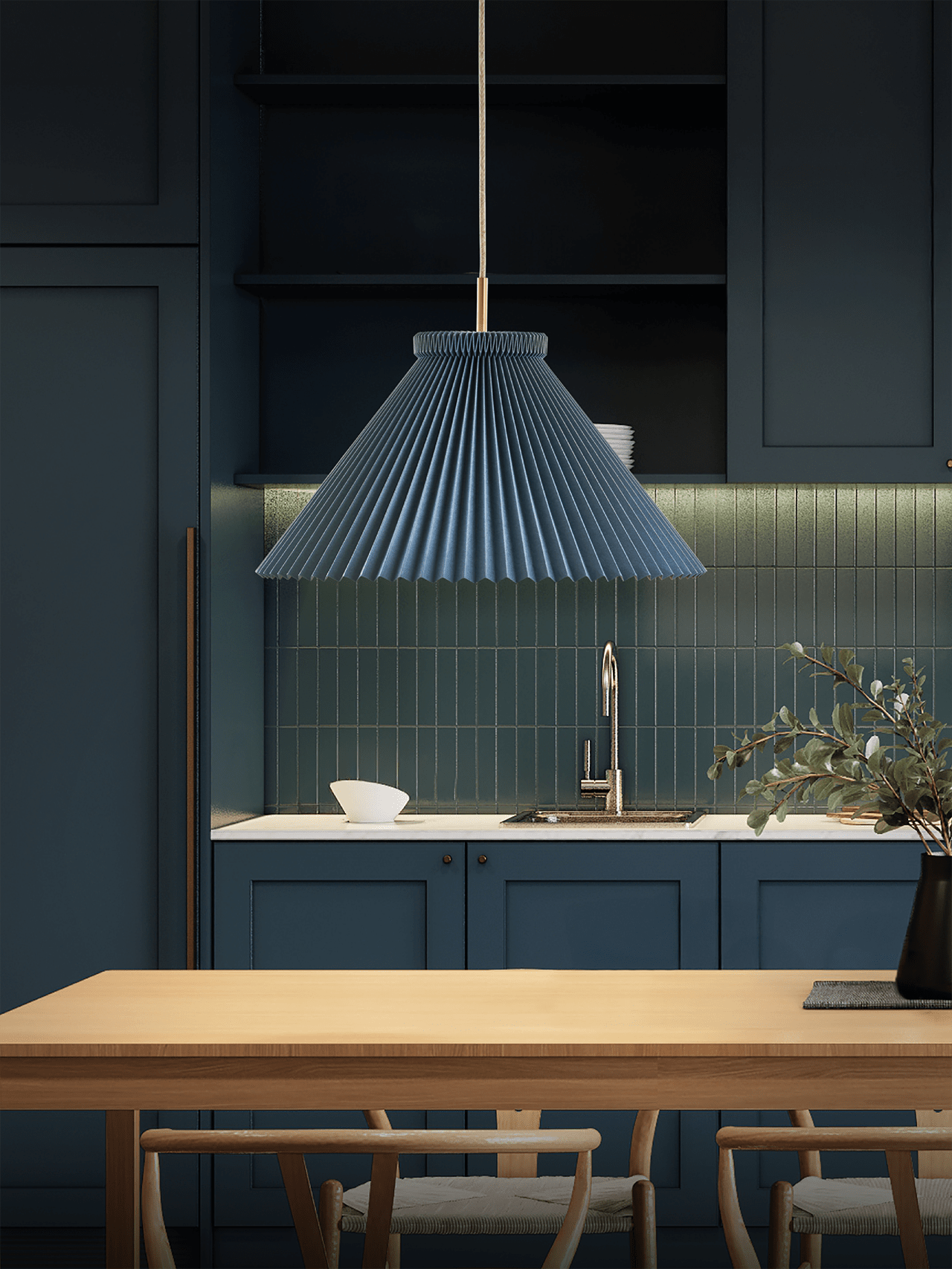 Lampa wisząca MODEL 1 niebieski