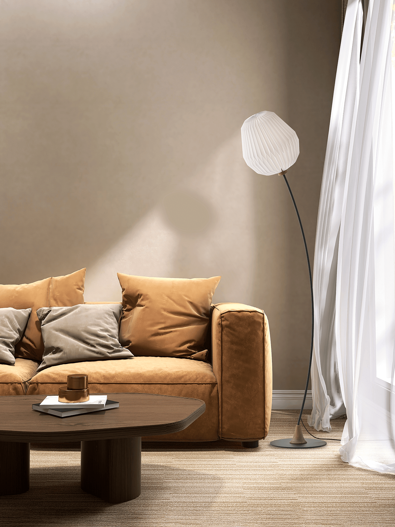 Lampa podłogowa MODEL 330 BOUQUET biały