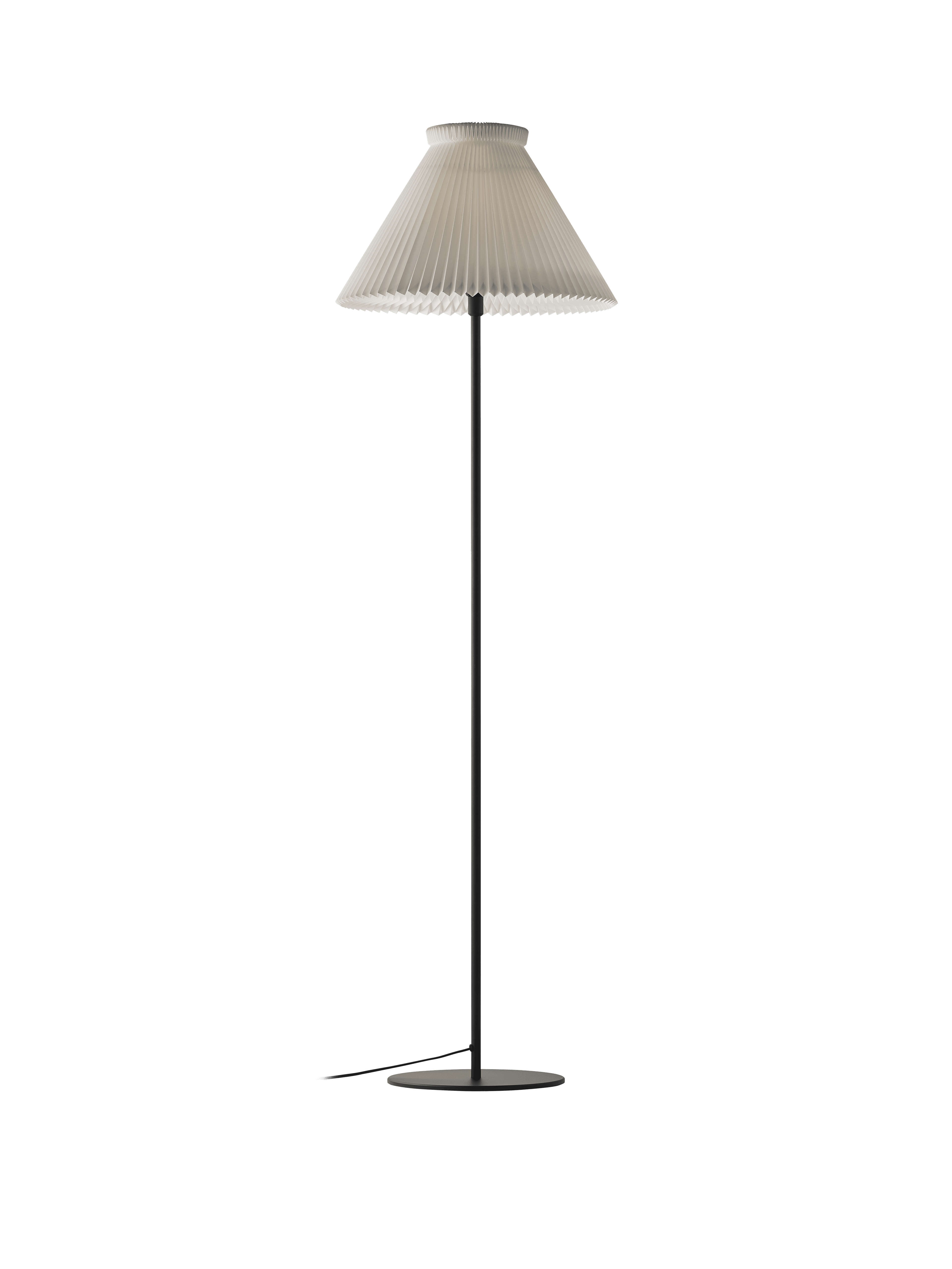 Lampa podłogowa MODEL 334 biały z czarną podstawą