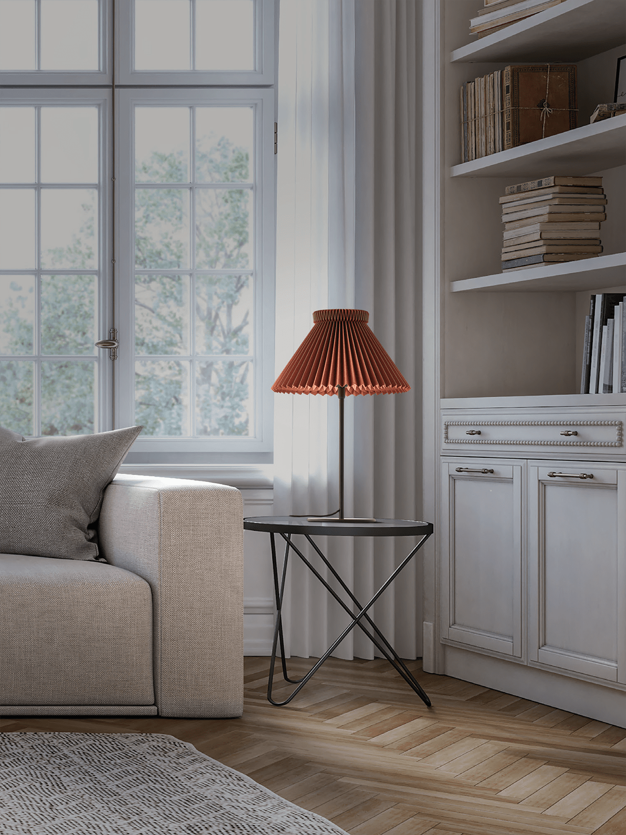 Lampa stołowa MODEL 334 czekoladowy