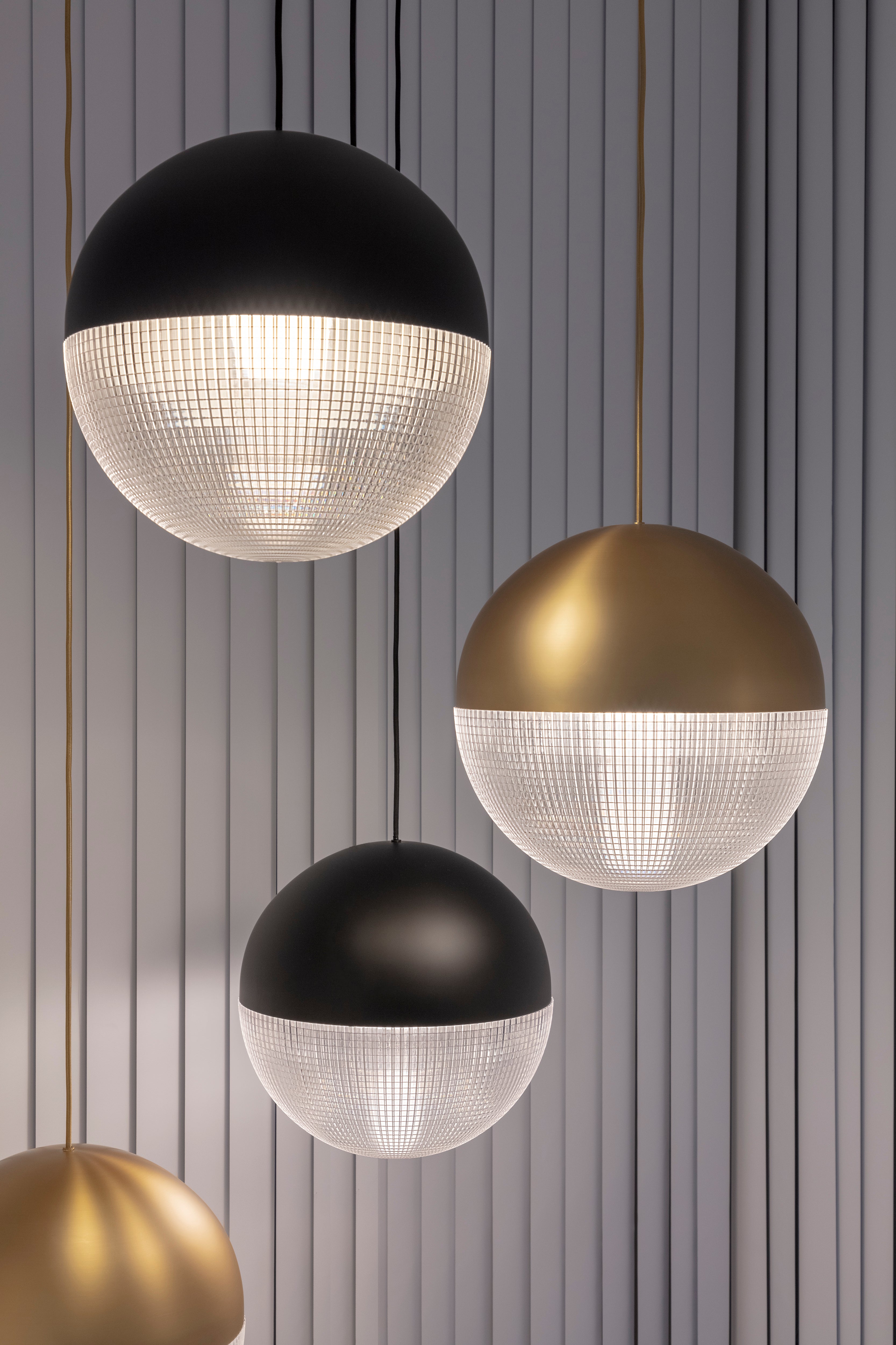 Lampa wisząca LENS FLAIR matowy czarny
