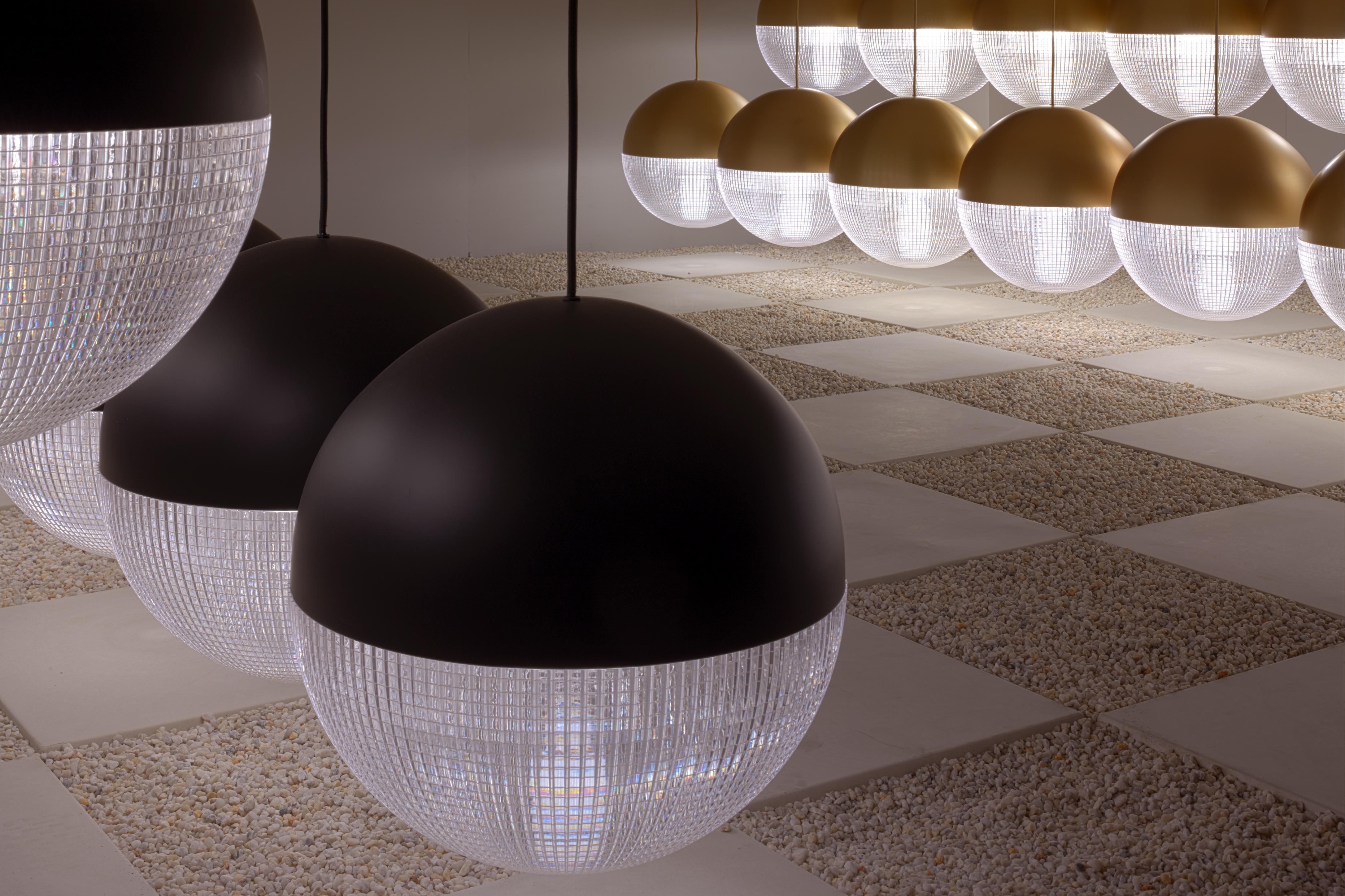 Lampa wisząca LENS FLAIR matowy czarny