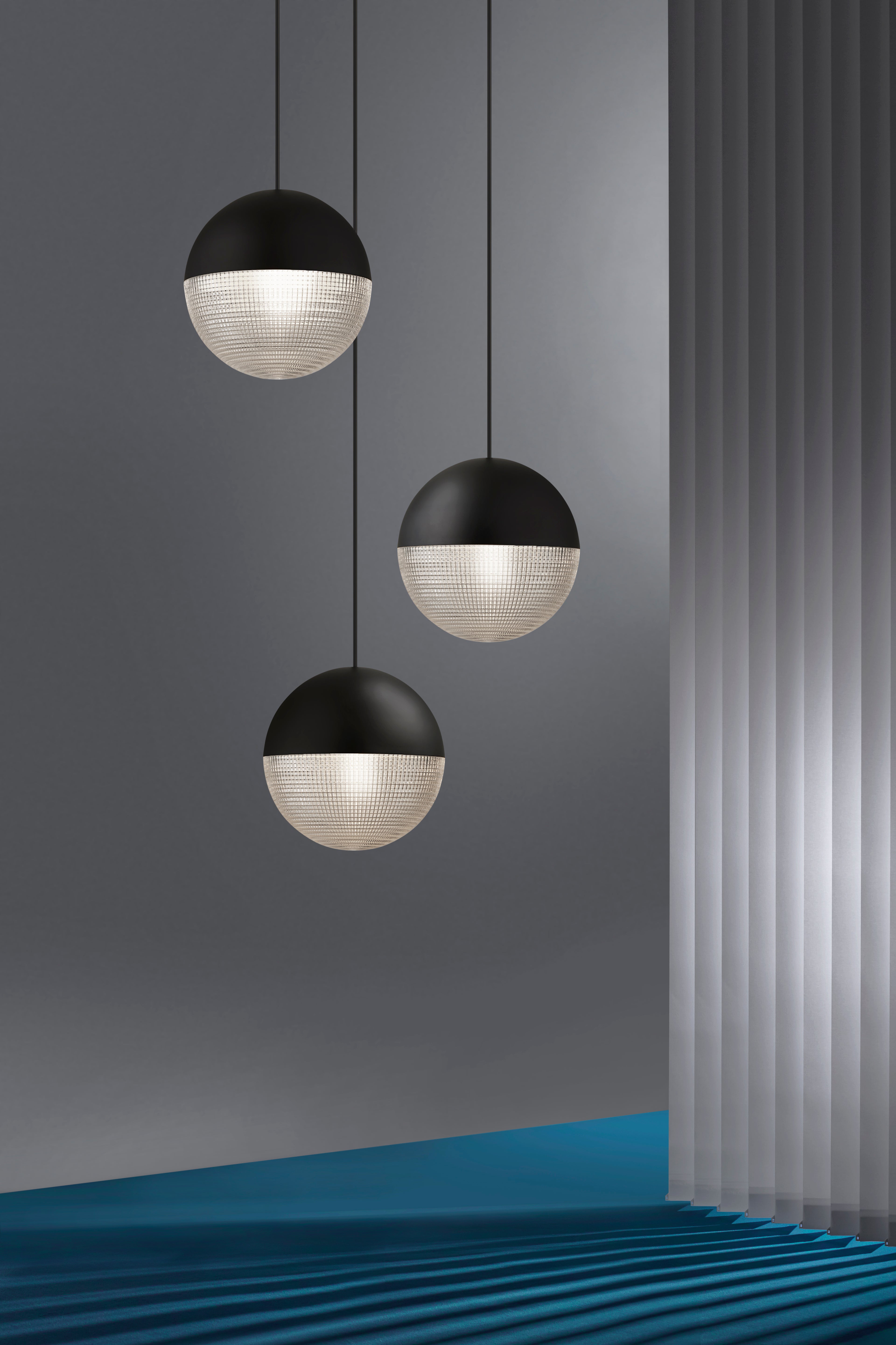 Lampa wisząca LENS FLAIR matowy czarny