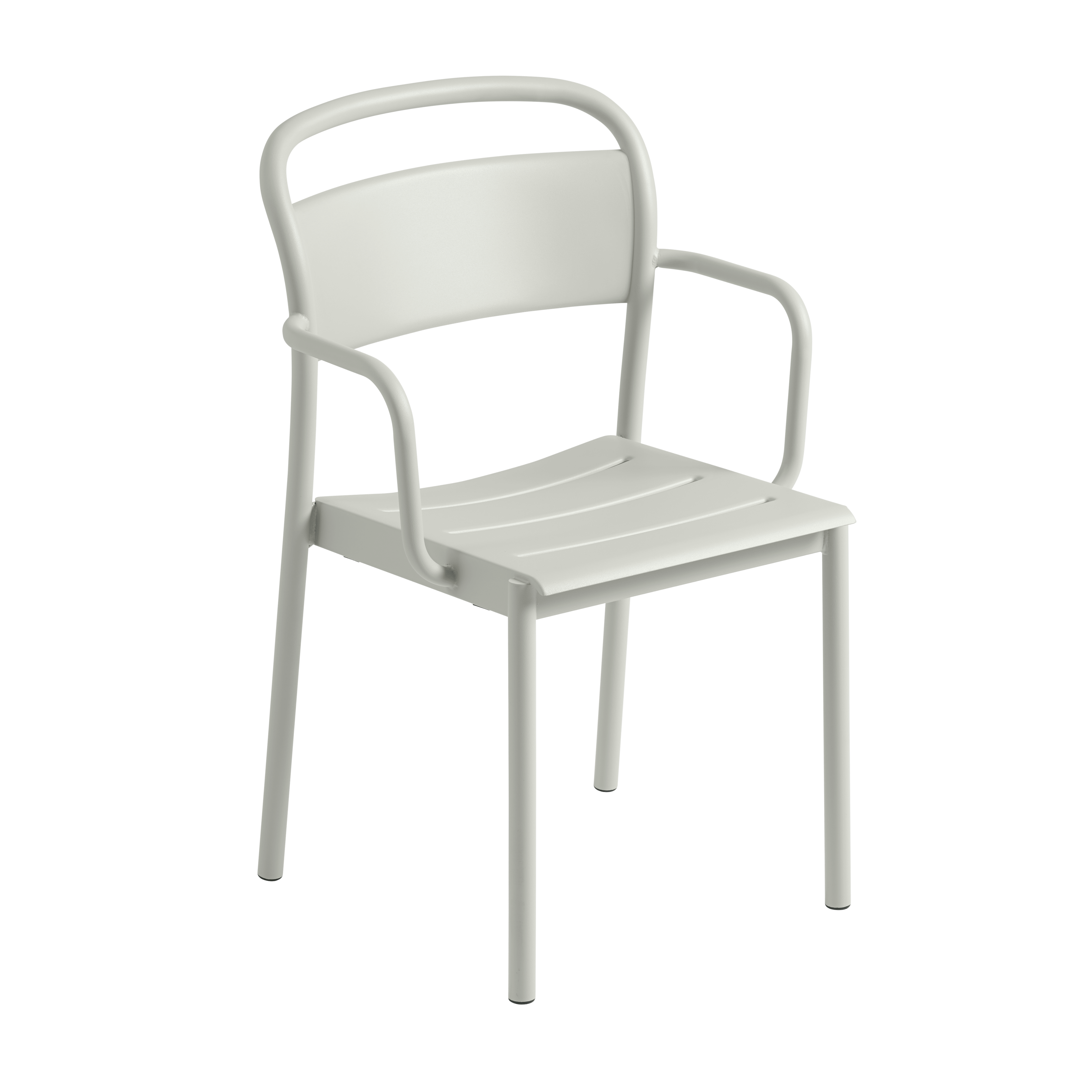 LINEAR outdoor armchair gray steel [Amelia]