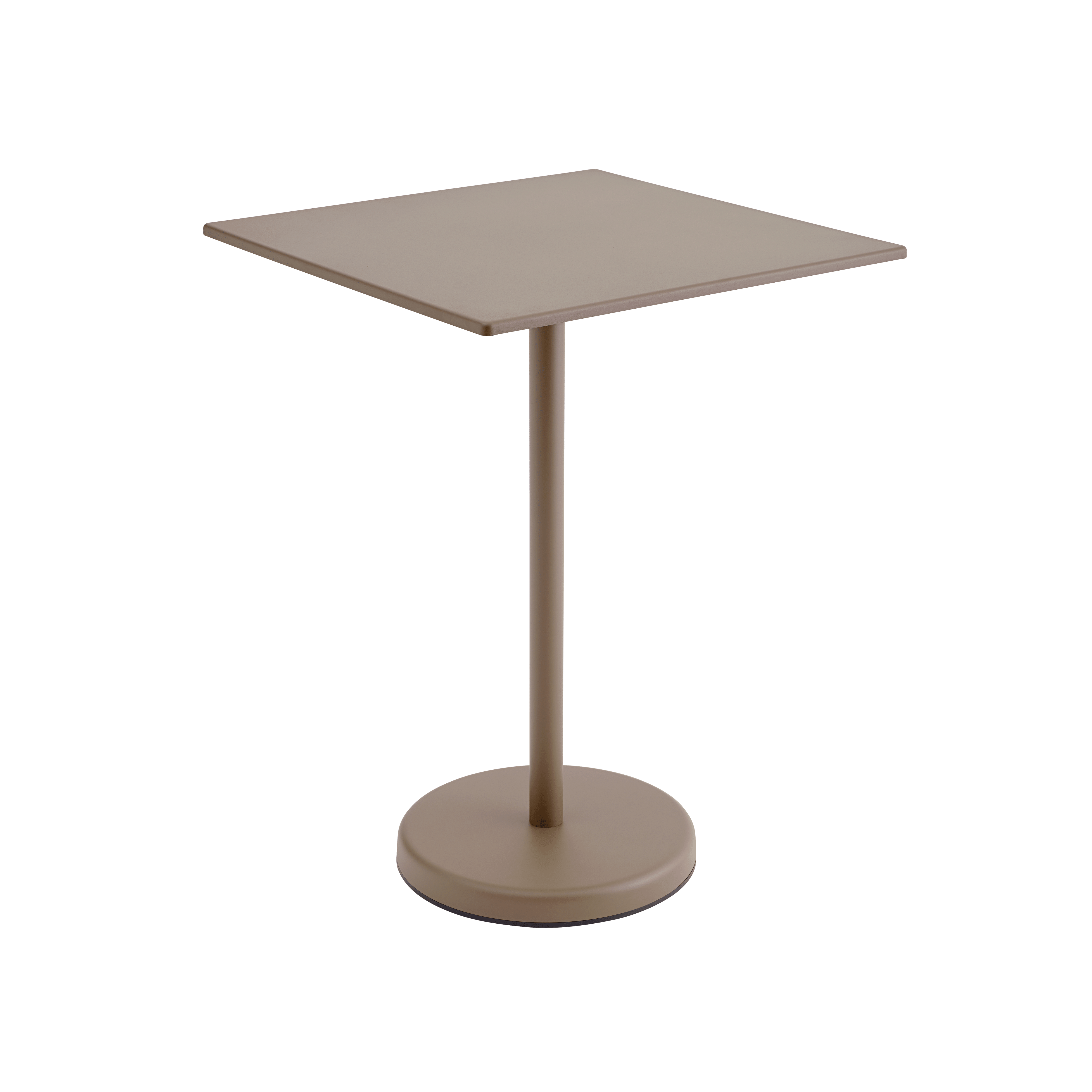 Stół barowy zewnętrzny LINEAR taupe stal