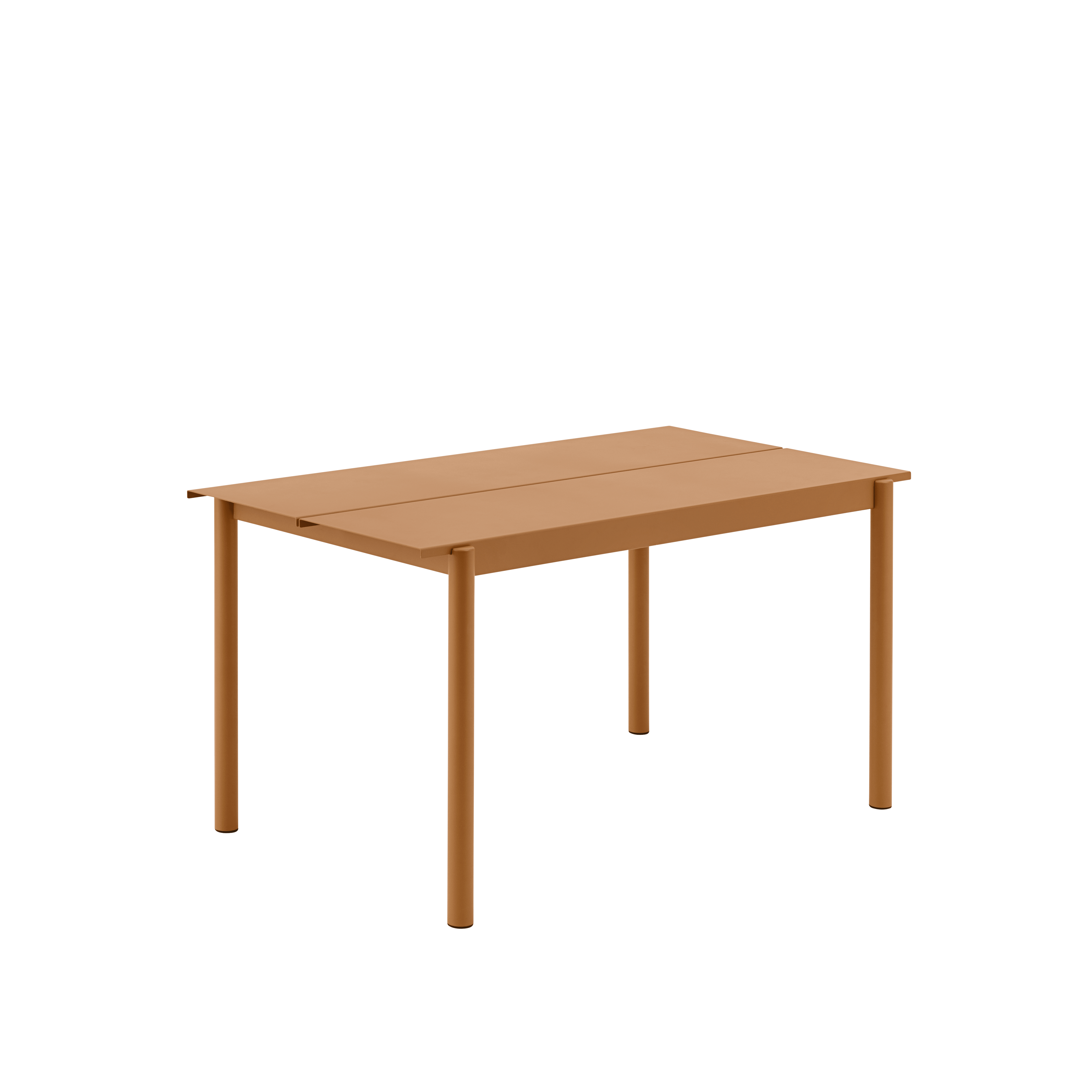 Stół zewnętrzny LINEAR pomarańczowa stal
