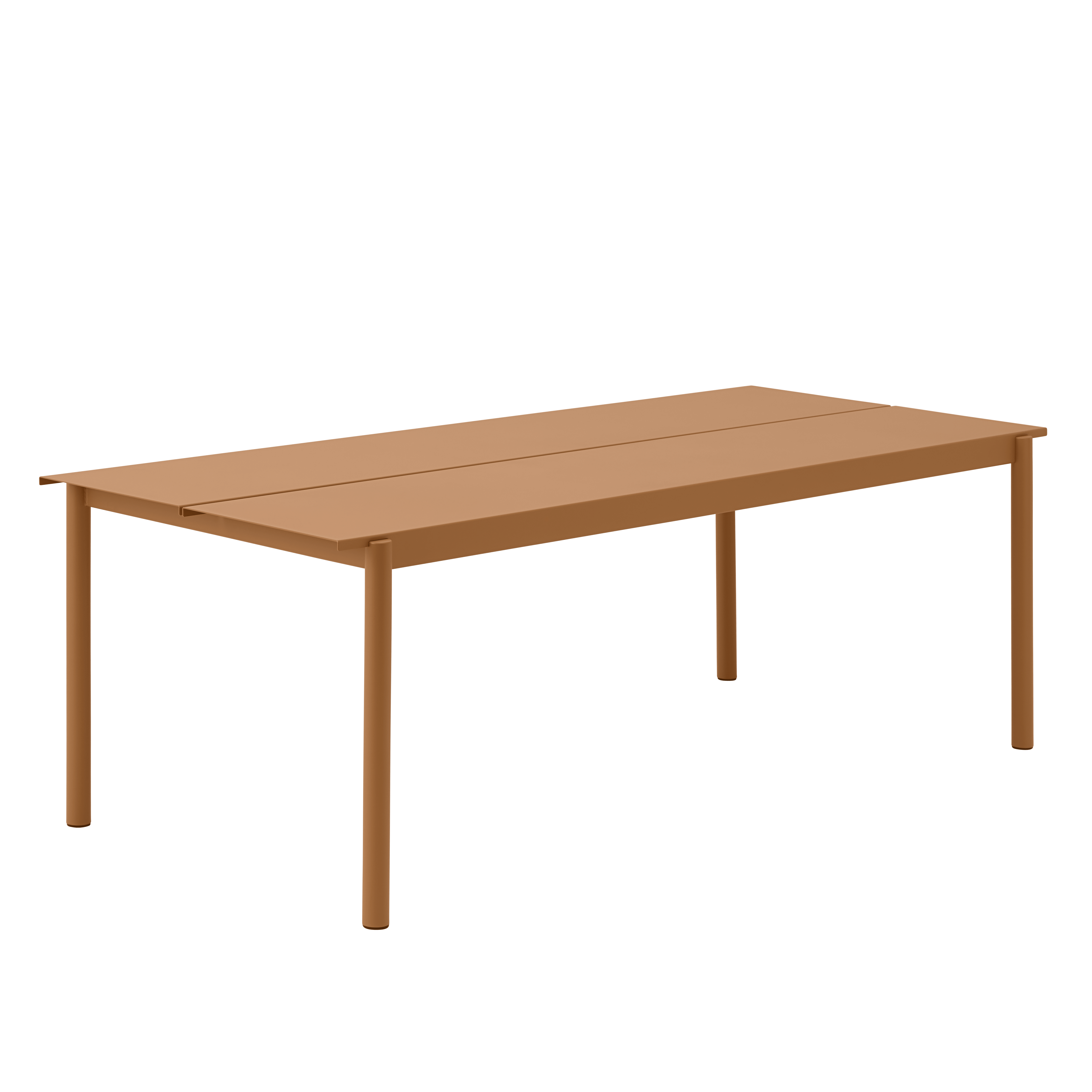 Stół zewnętrzny LINEAR pomarańczowa stal