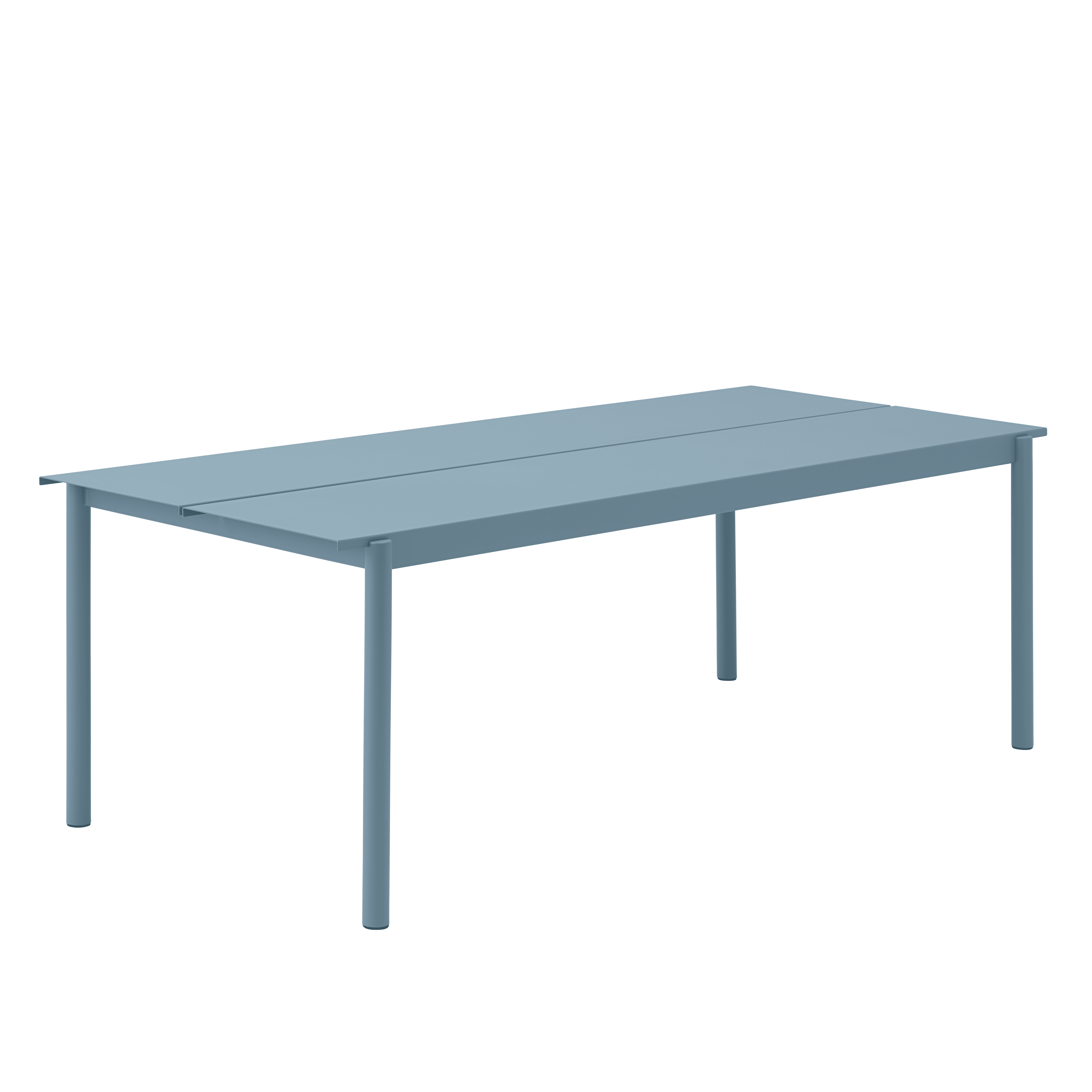 Tisch für den Außenbereich LINEAR blaue Stahl