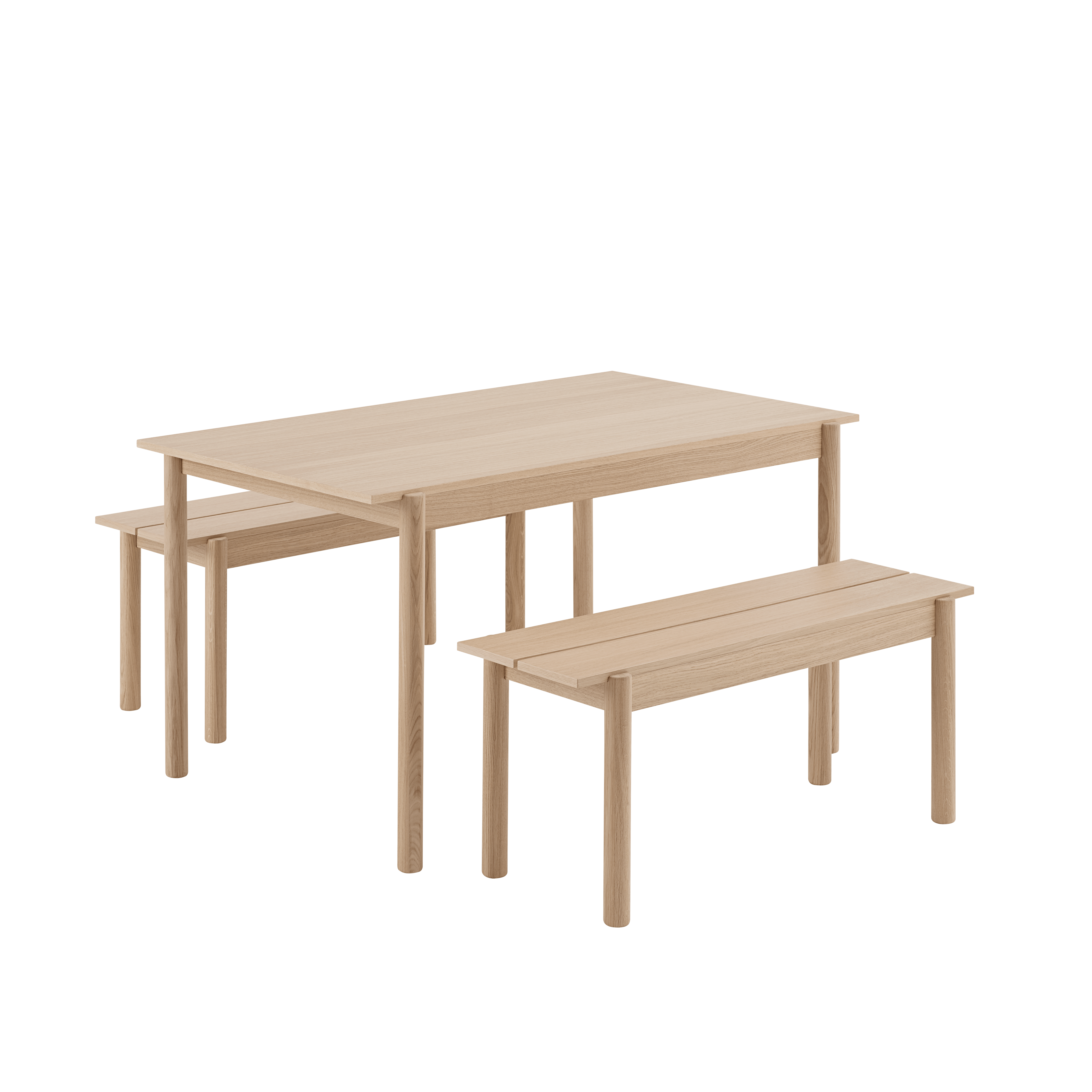 LINEAR Oak Wood Table