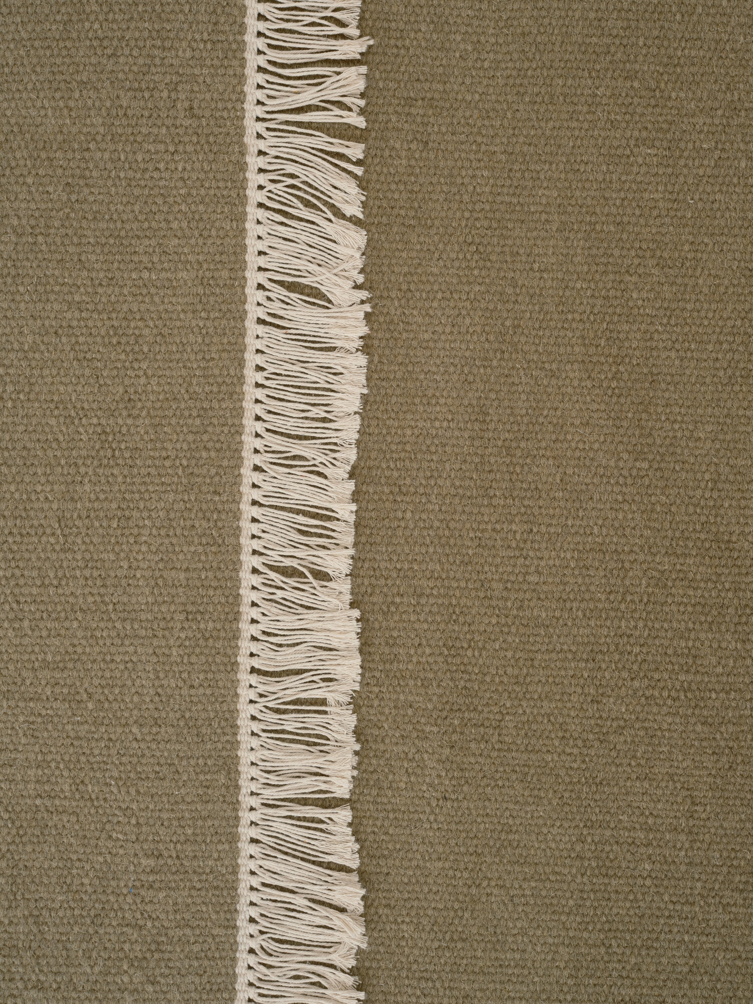 Rainbow olive rug