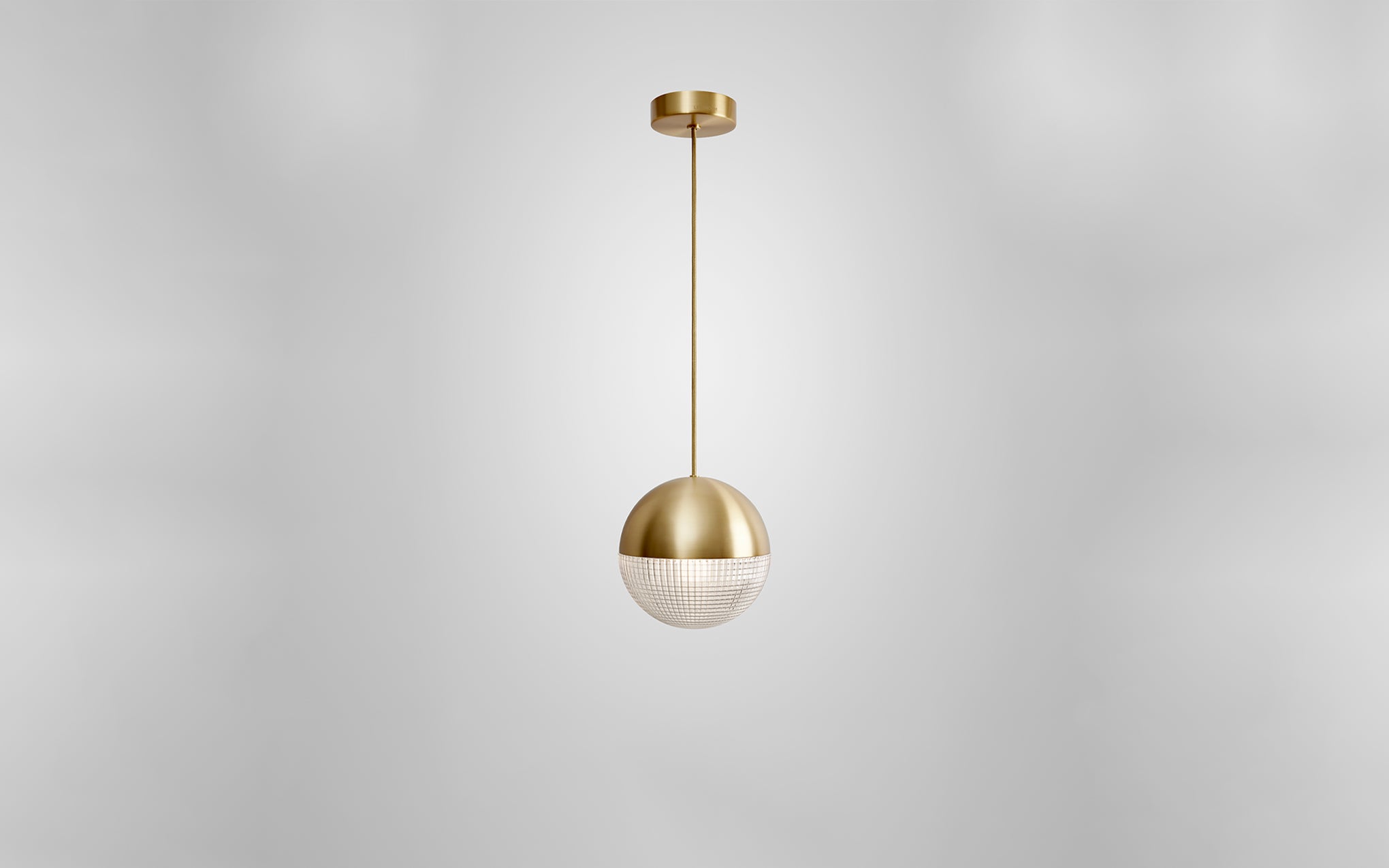 Lampa wisząca LENS FLAIR mosiężny