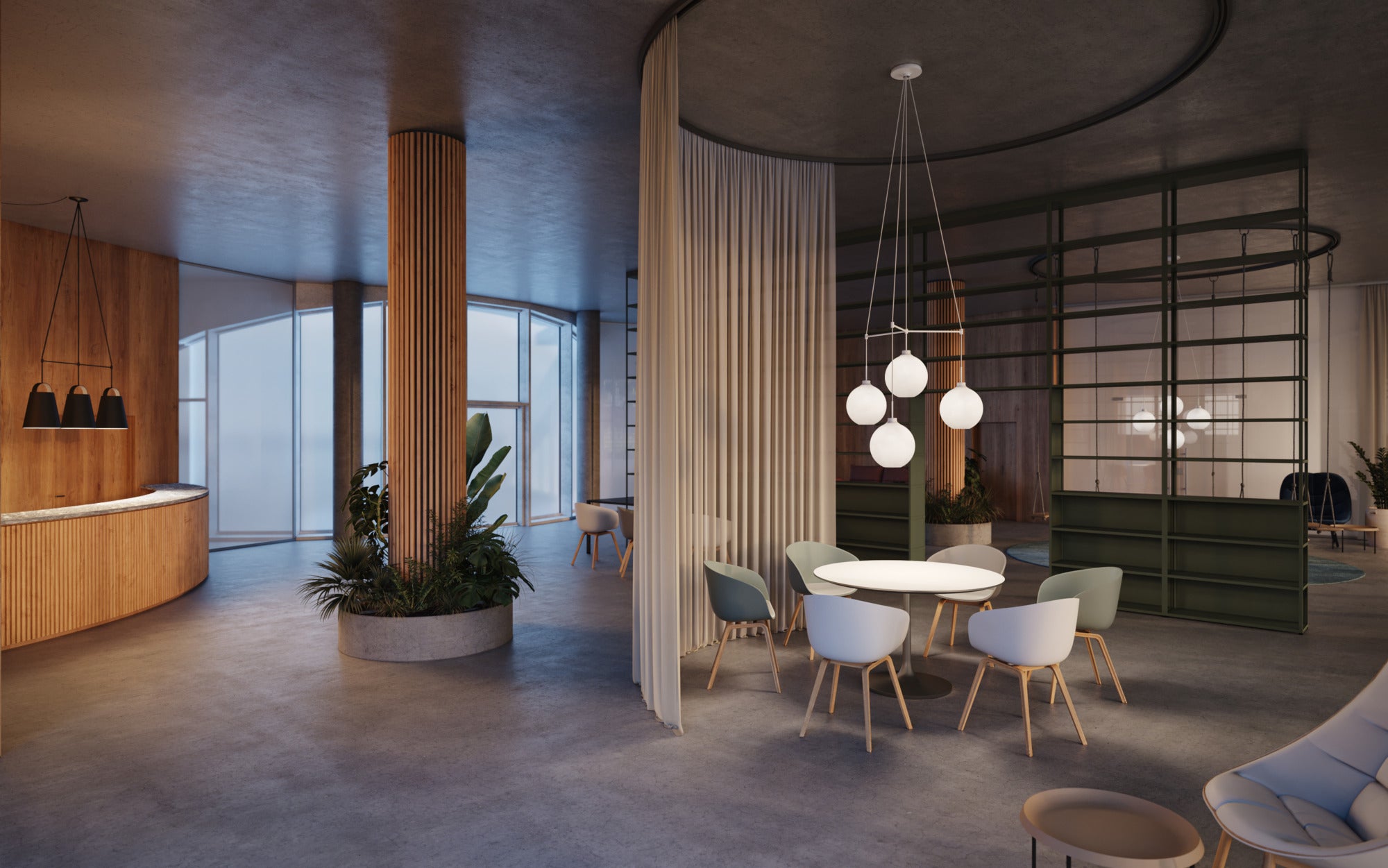 Lampa wisząca WOHLERT białe szkło