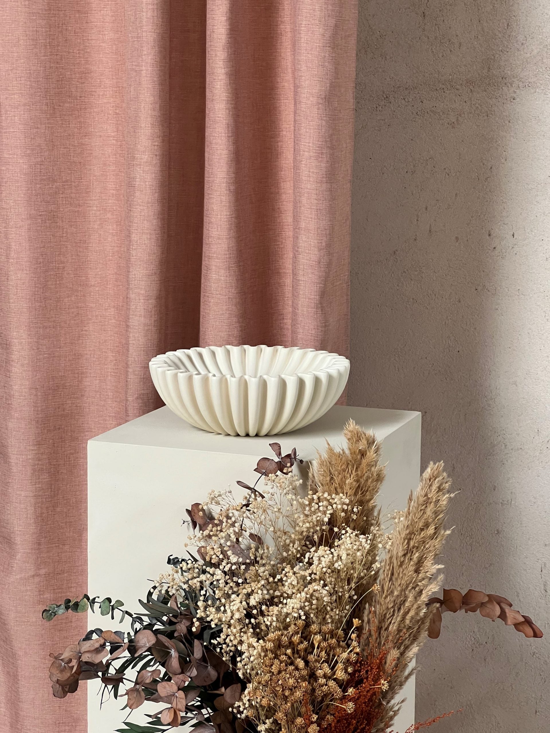 Misa ceramiczna LOTUSO ecru