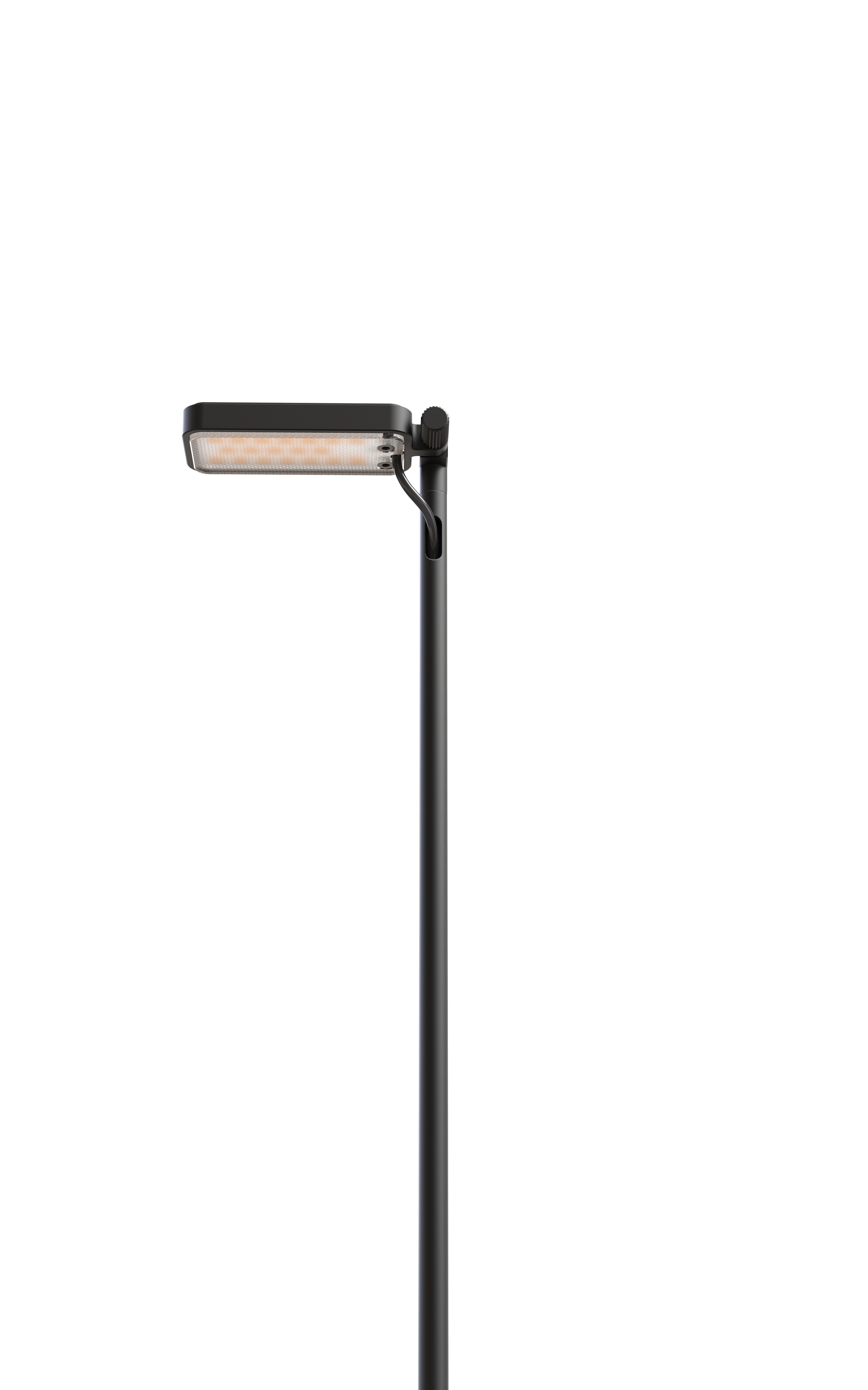 Lampa stojąca zewnętrzna pojedyncza FLIA czarny