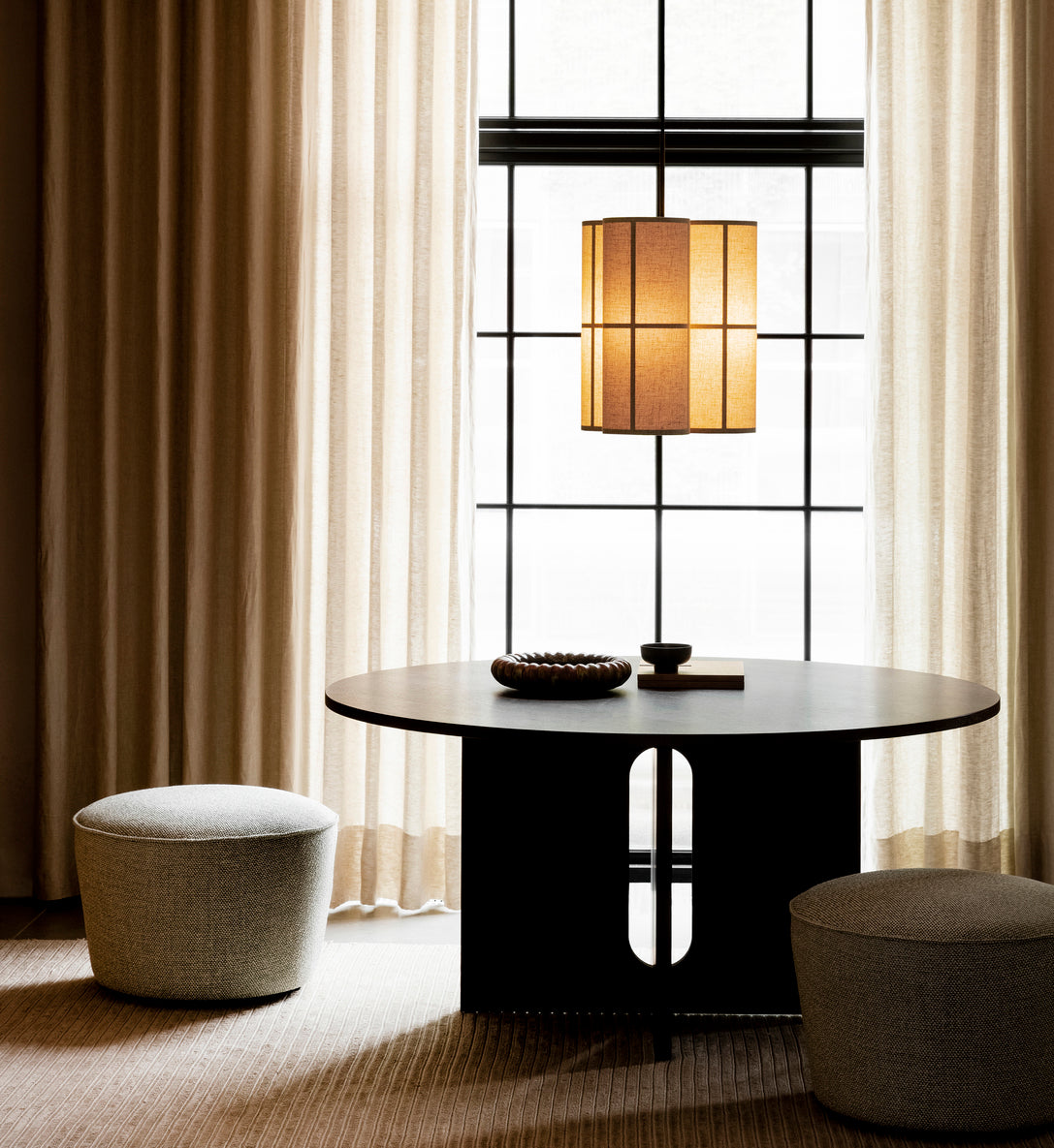 HASHIRA CLUSTER pendant lamp linen