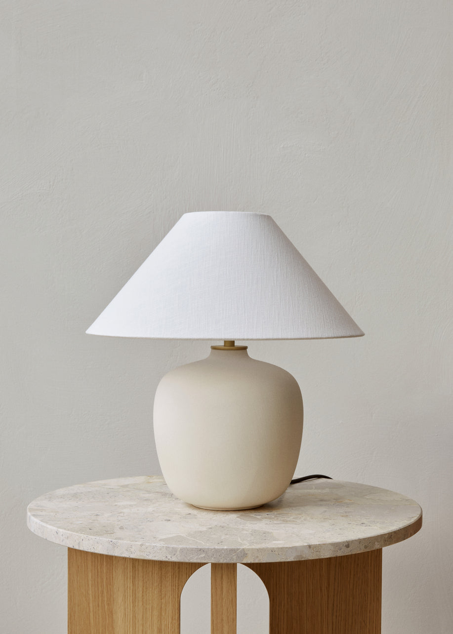 TORSO Table Lamp White Ceramic