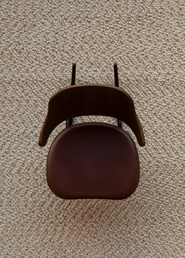 PENGUIN rocking chair walnut veneer