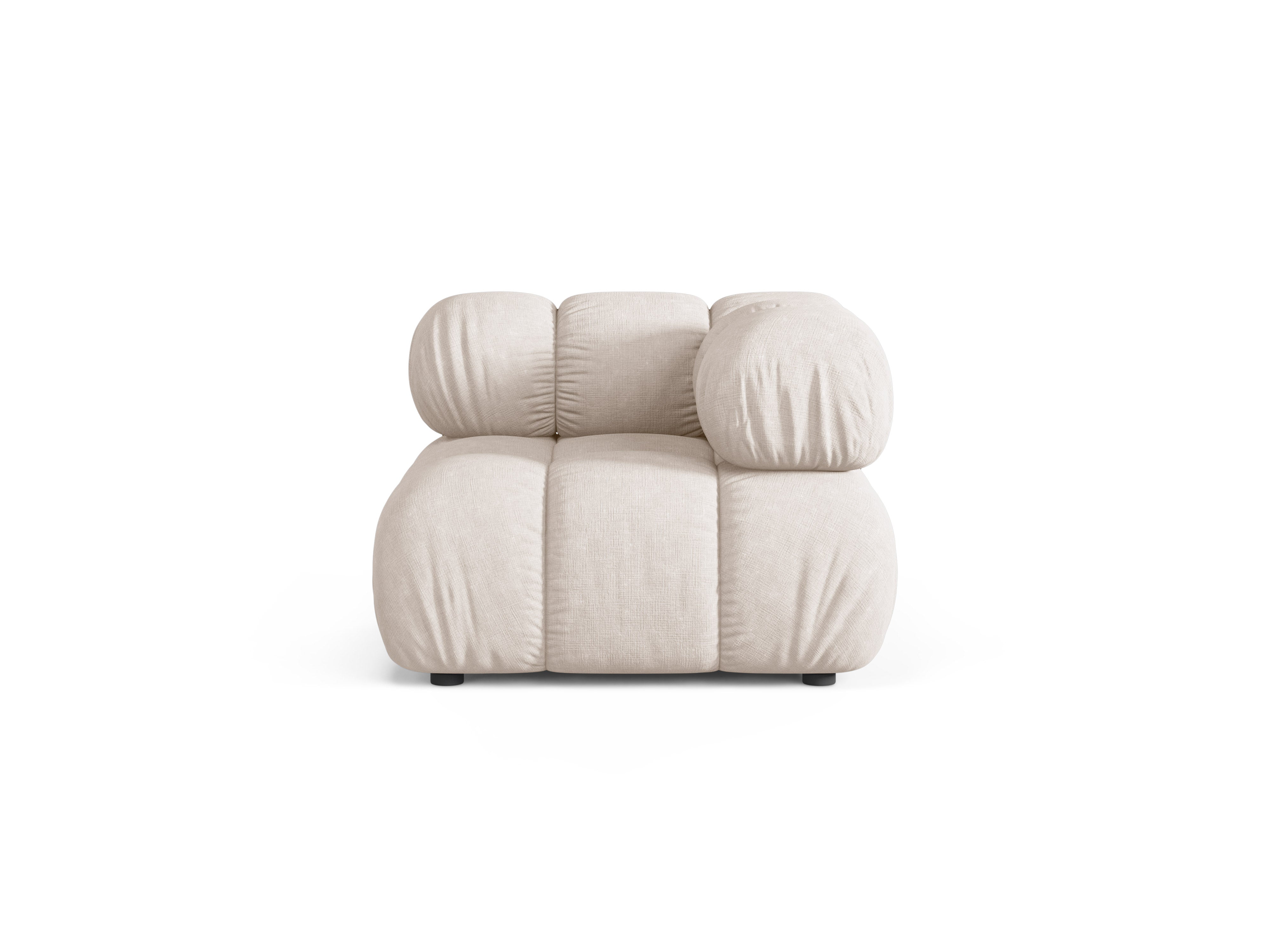 Sofa modułowa BELLIS - moduł narożny beżowy