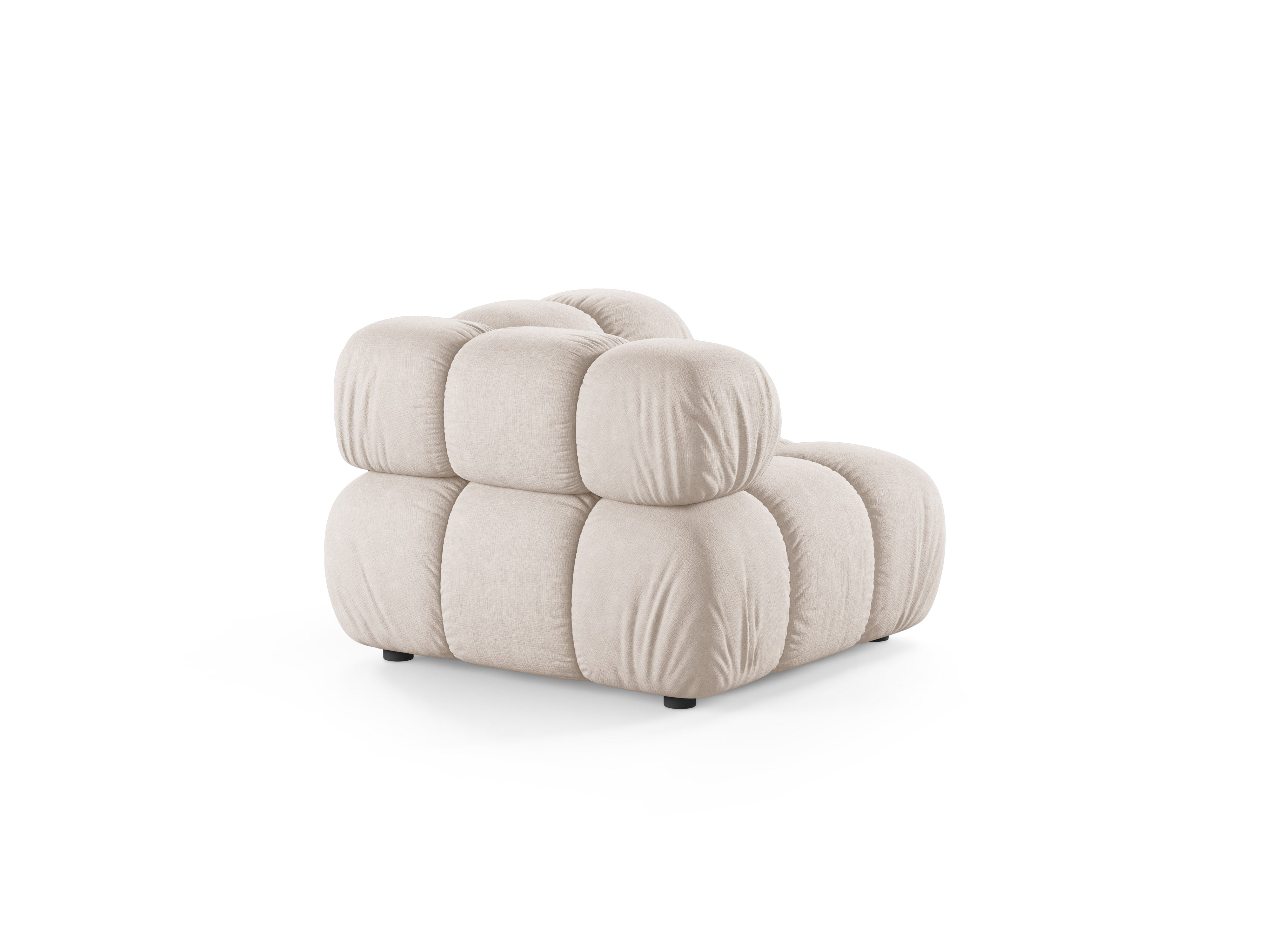 Sofa modułowa BELLIS - moduł narożny beżowy