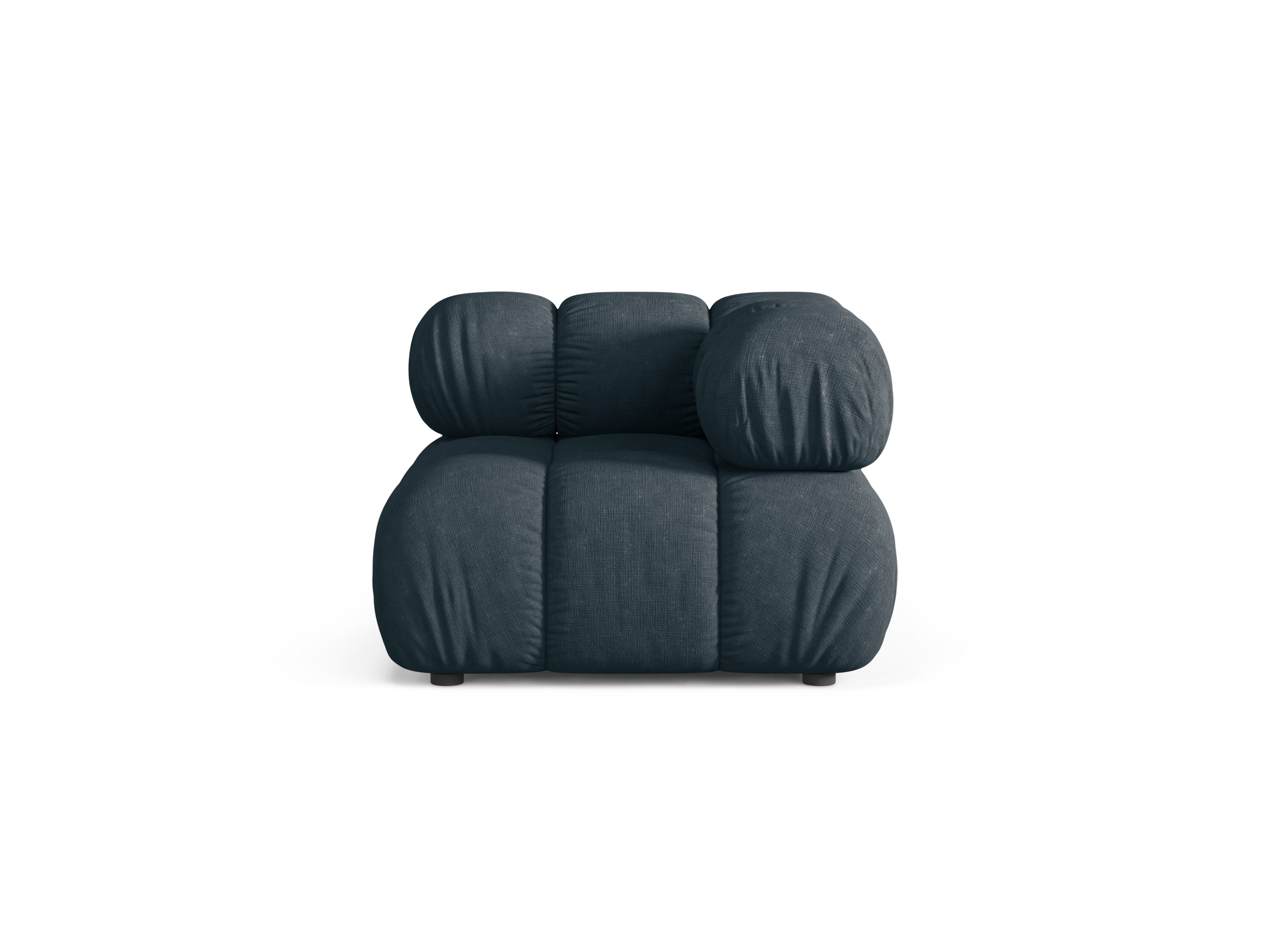 Sofa modułowa BELLIS - moduł narożny głęboki petrol