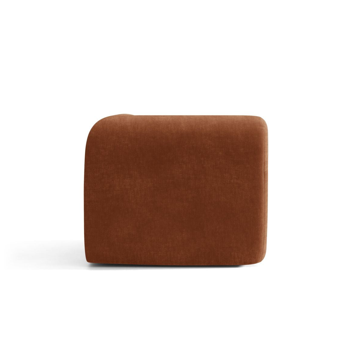 Sofa modułowa NEO - moduł narożny ceglany szenil