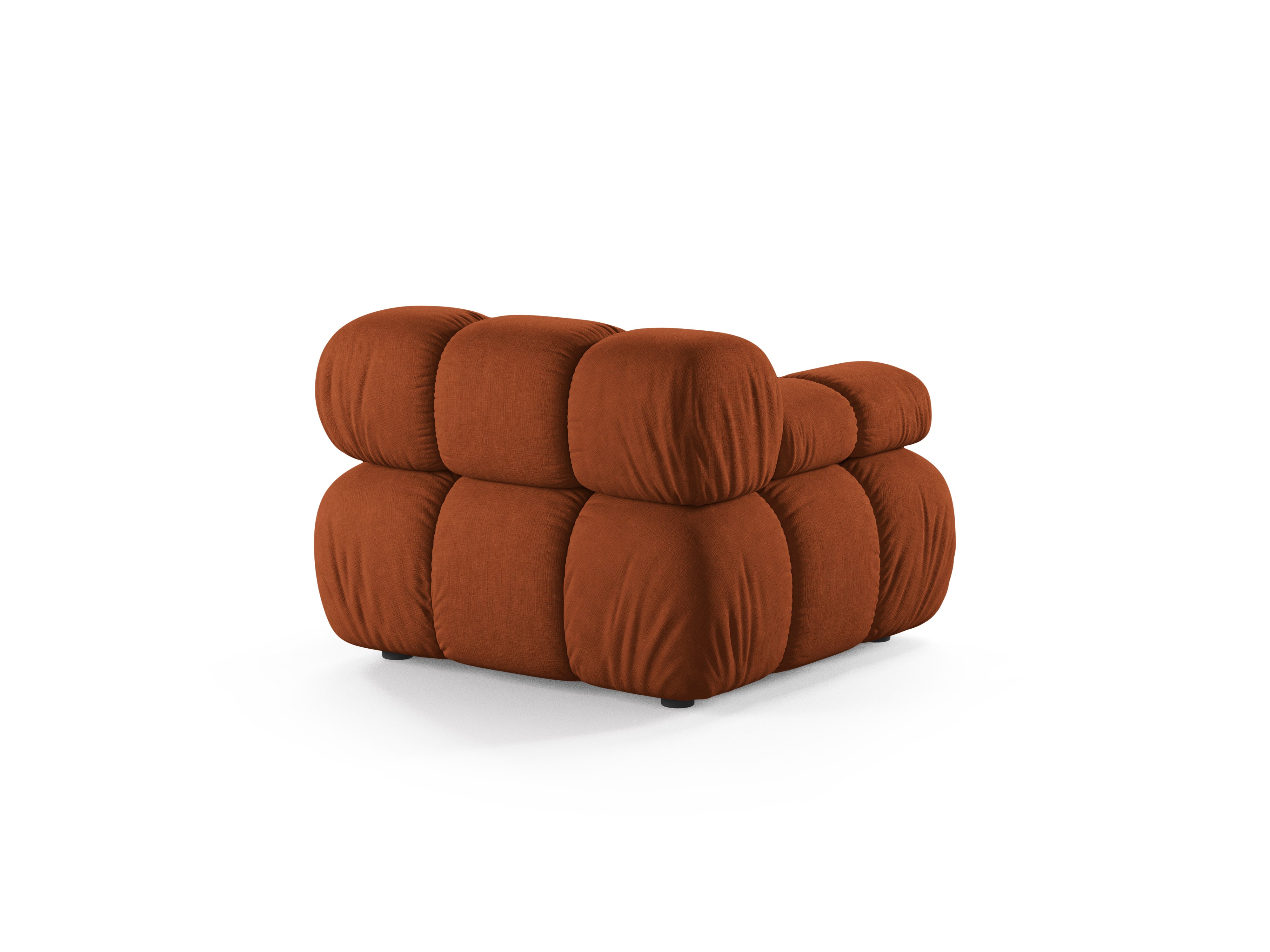 Sofa modułowa BELLIS - moduł lewostronny ceglany