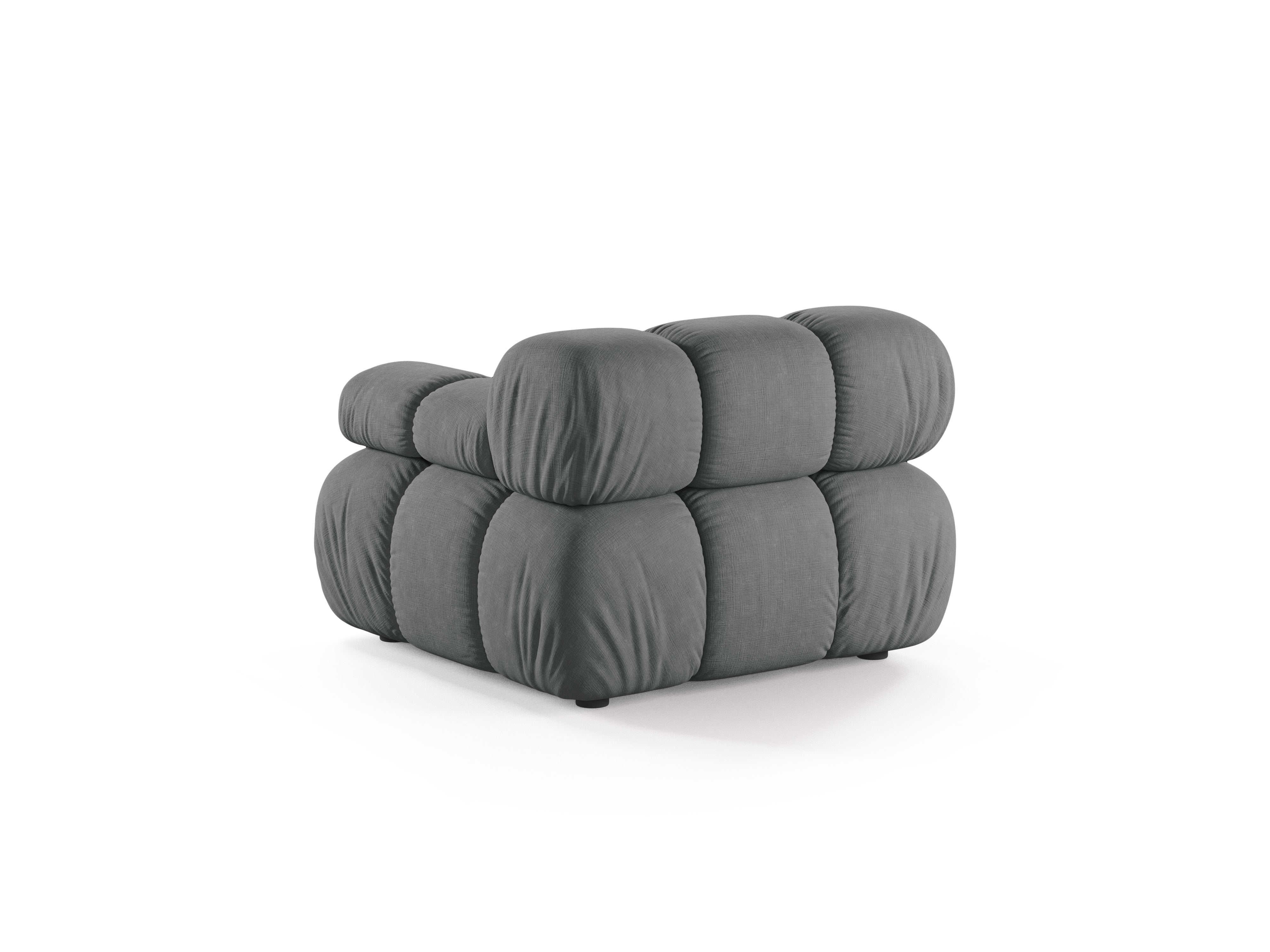 Sofa modułowa BELLIS - moduł prawostronny szary