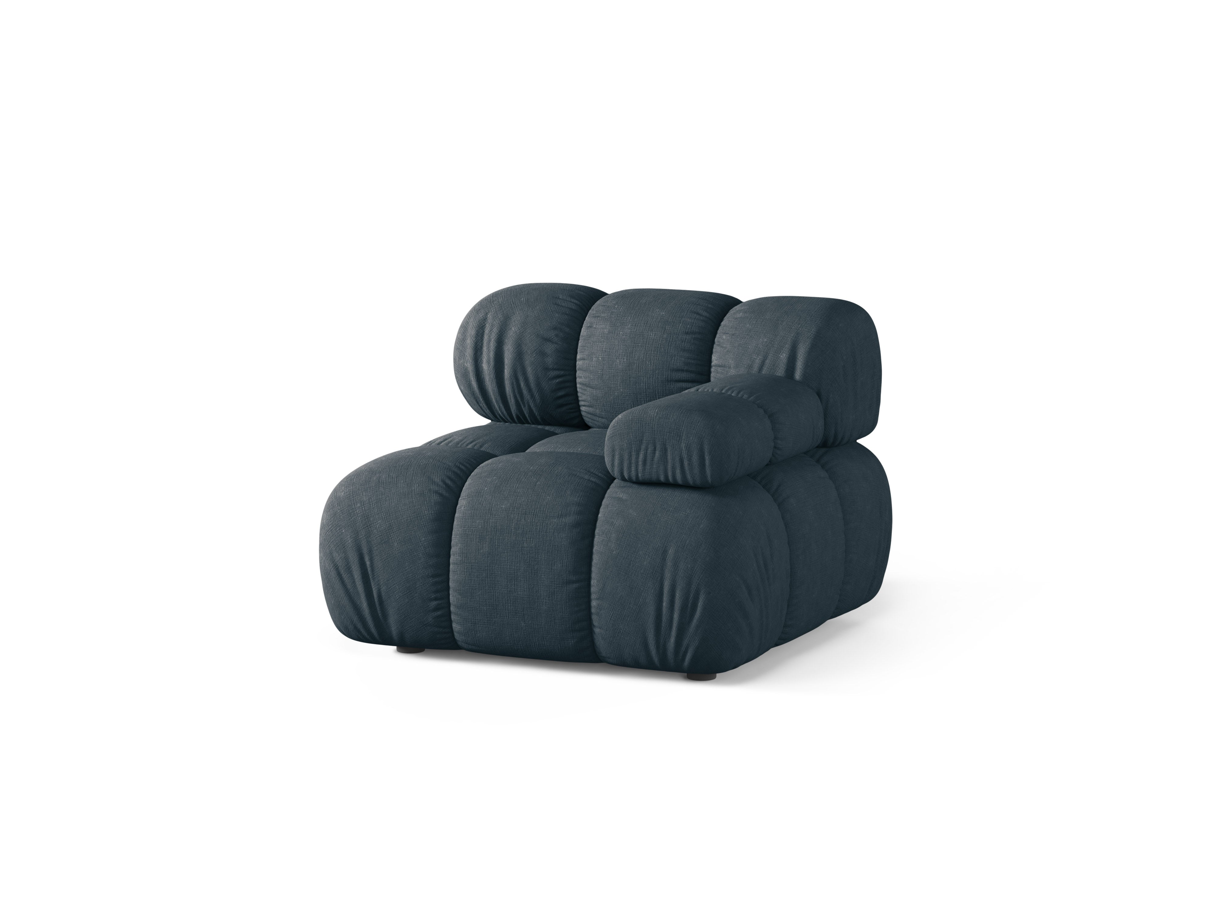 Sofa modułowa BELLIS - moduł prawostronny głęboki petrol