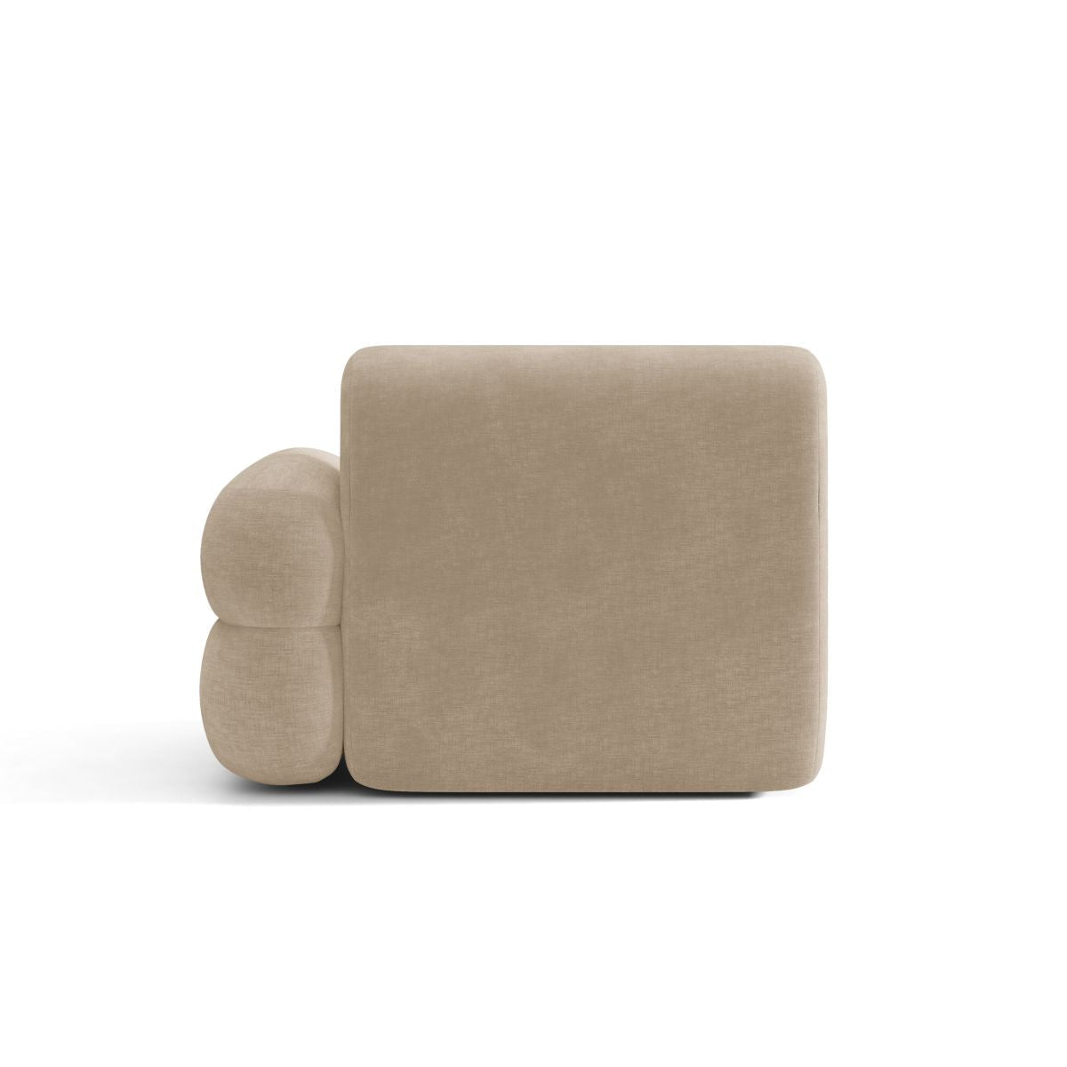 Sofa modułowa NEO - moduł prawostronny beżowy szenil