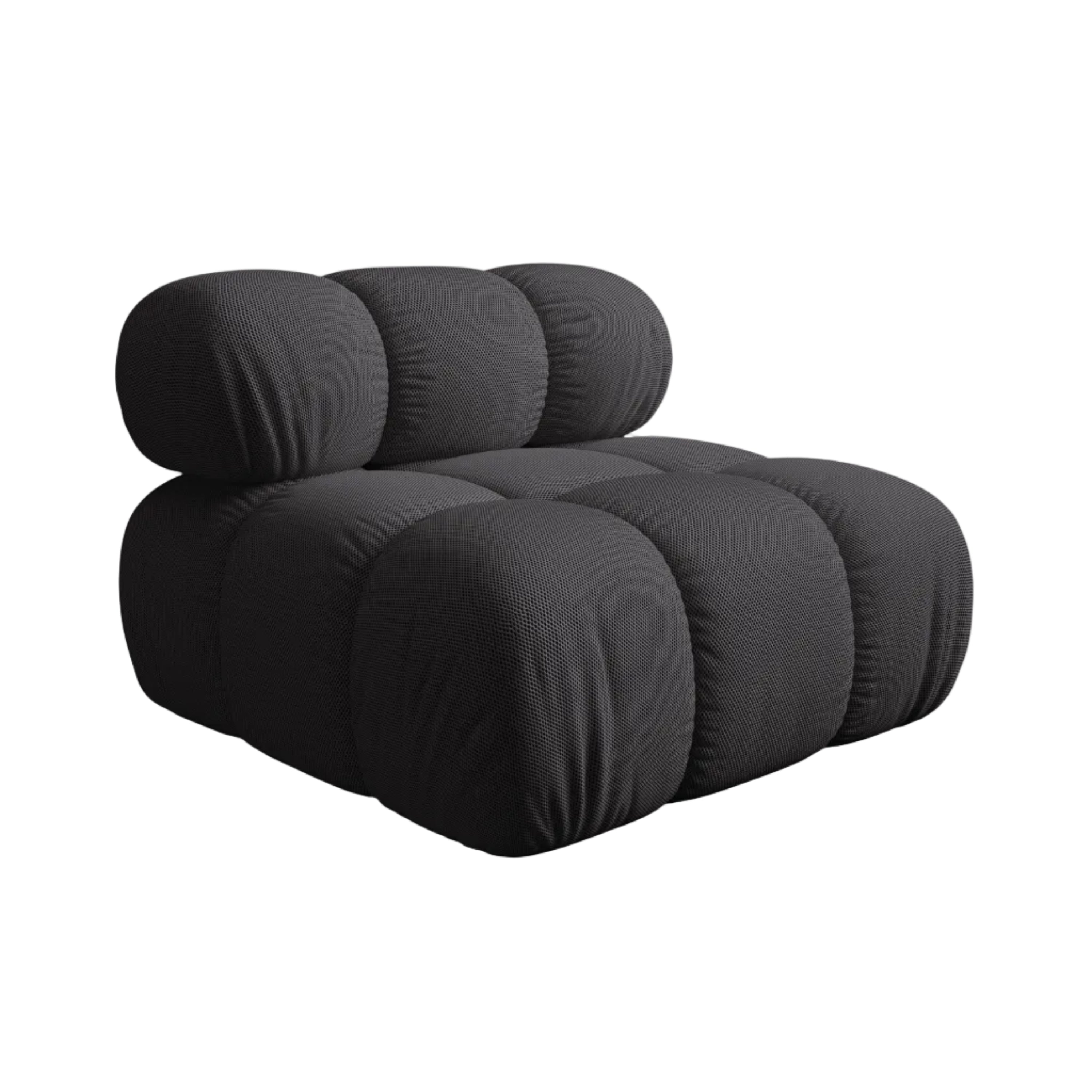Fotel / moduł BELLIS ciemnoszara tkanina 3D
