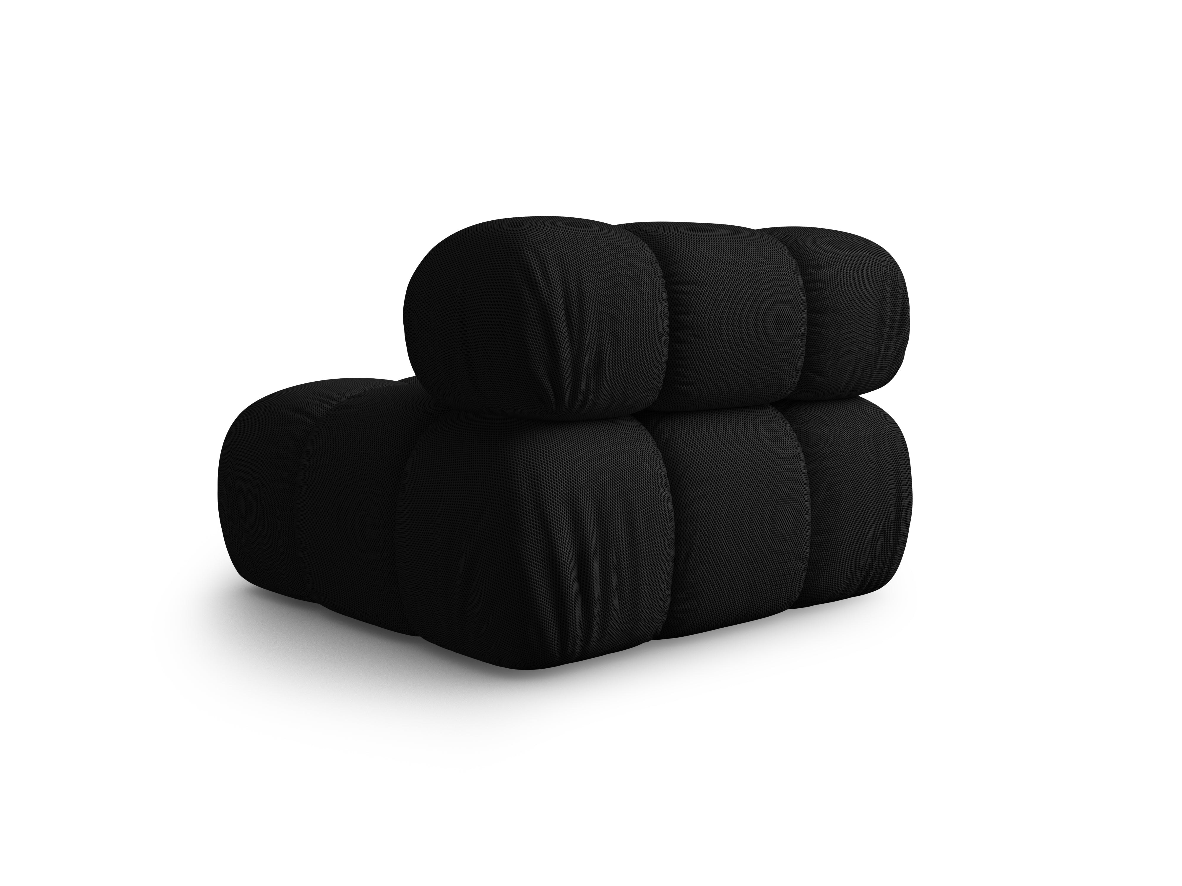 Fotel / moduł BELLIS czarna tkanina 3D