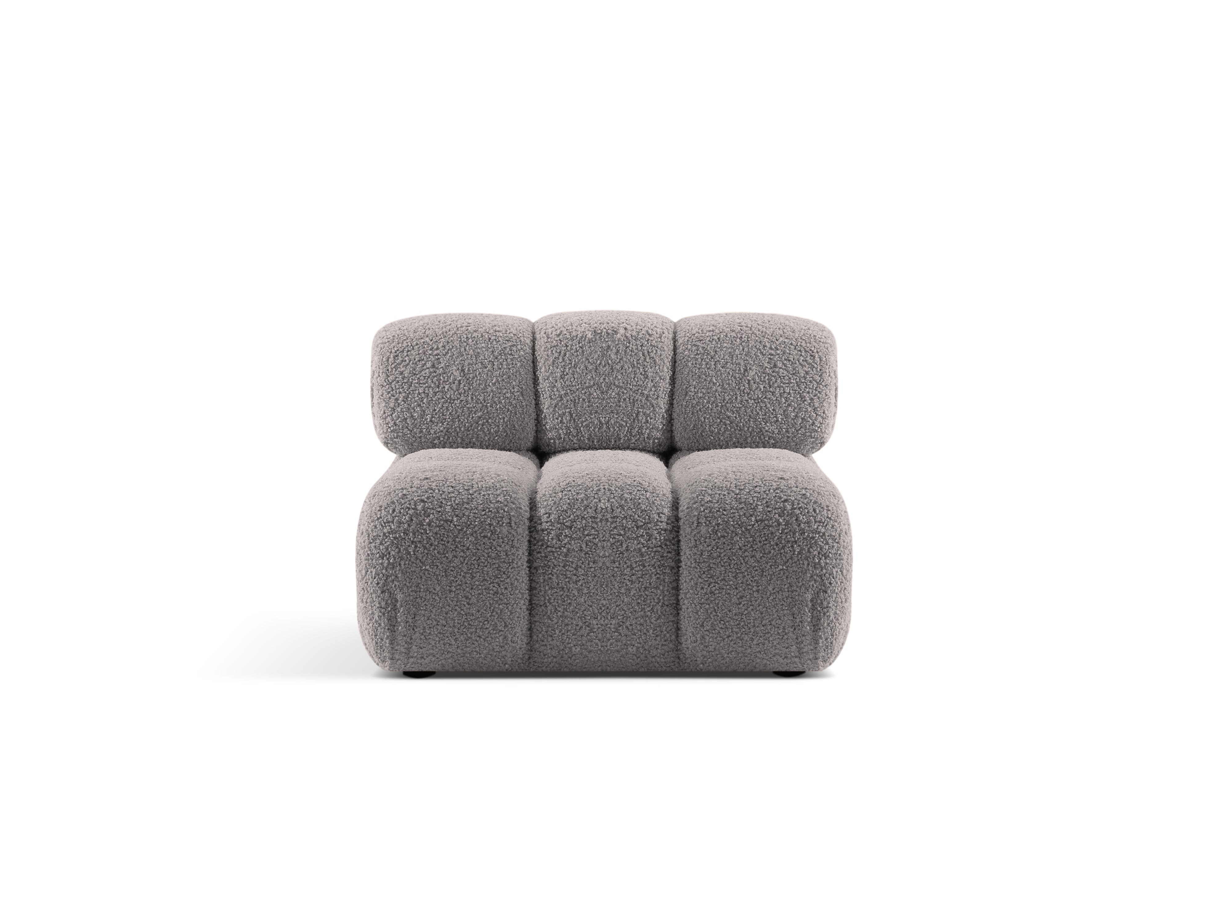 Fotel / moduł BELLIS szary boucle