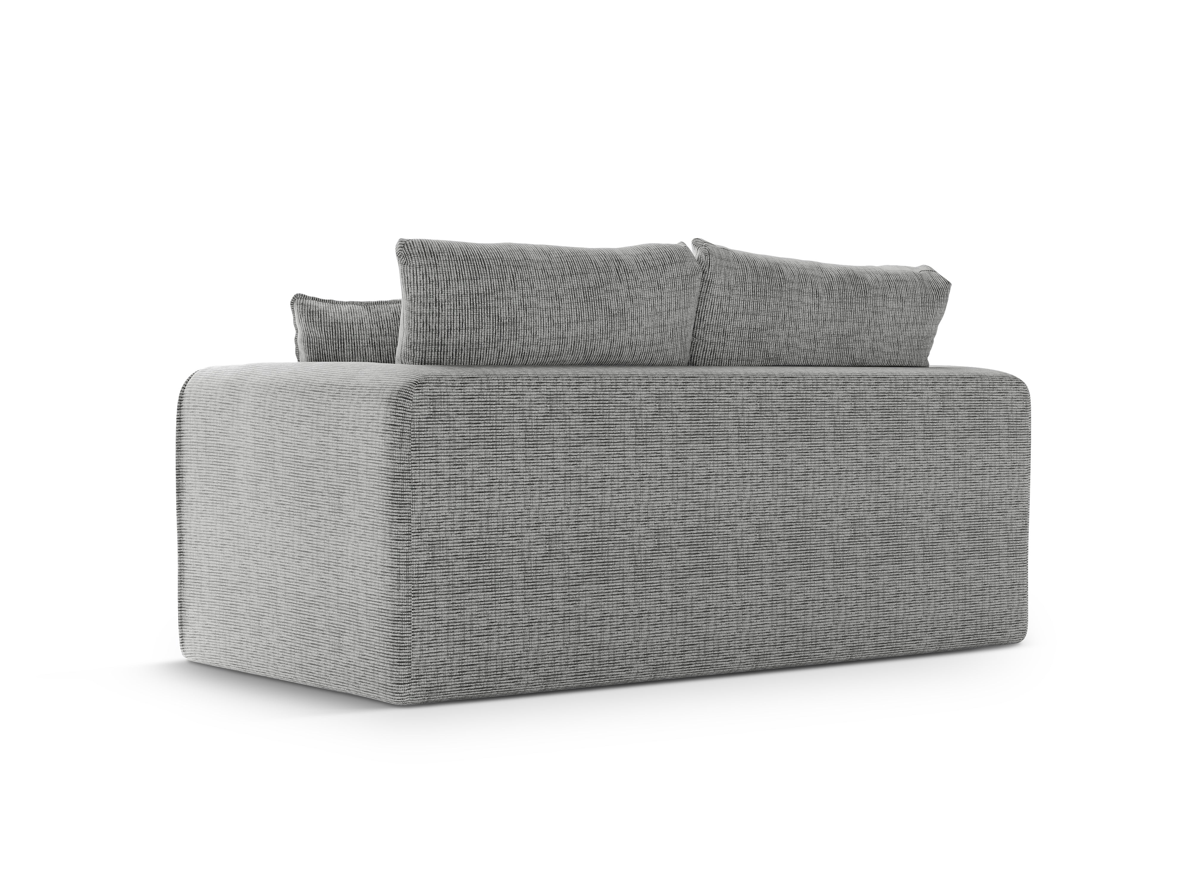 2-Seater Sofa with Sleeping Function LIDO Warm Gray Melange