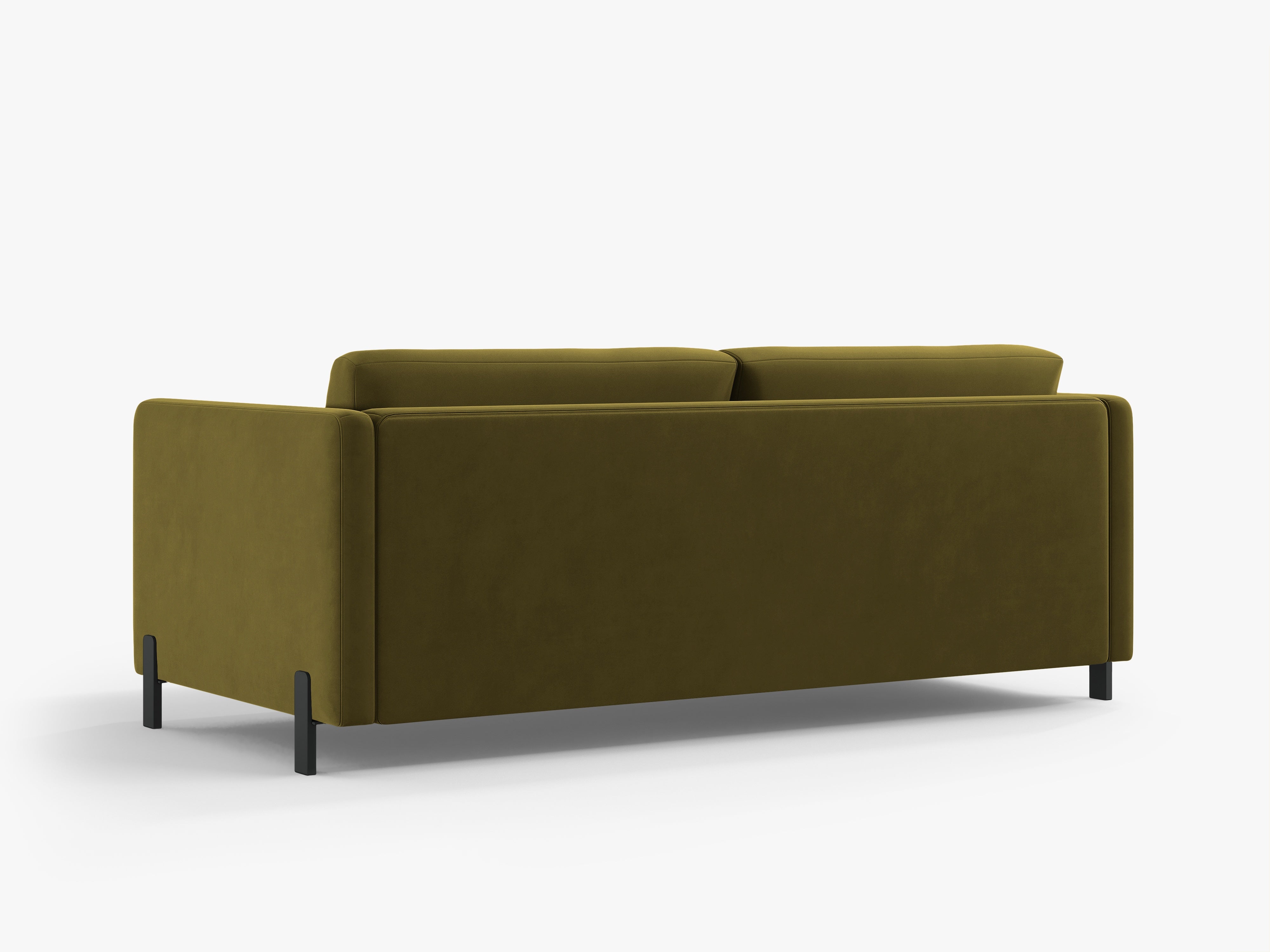 Sofa aksamitna 2-osobowa z funkcją spania GLORIA zielony
