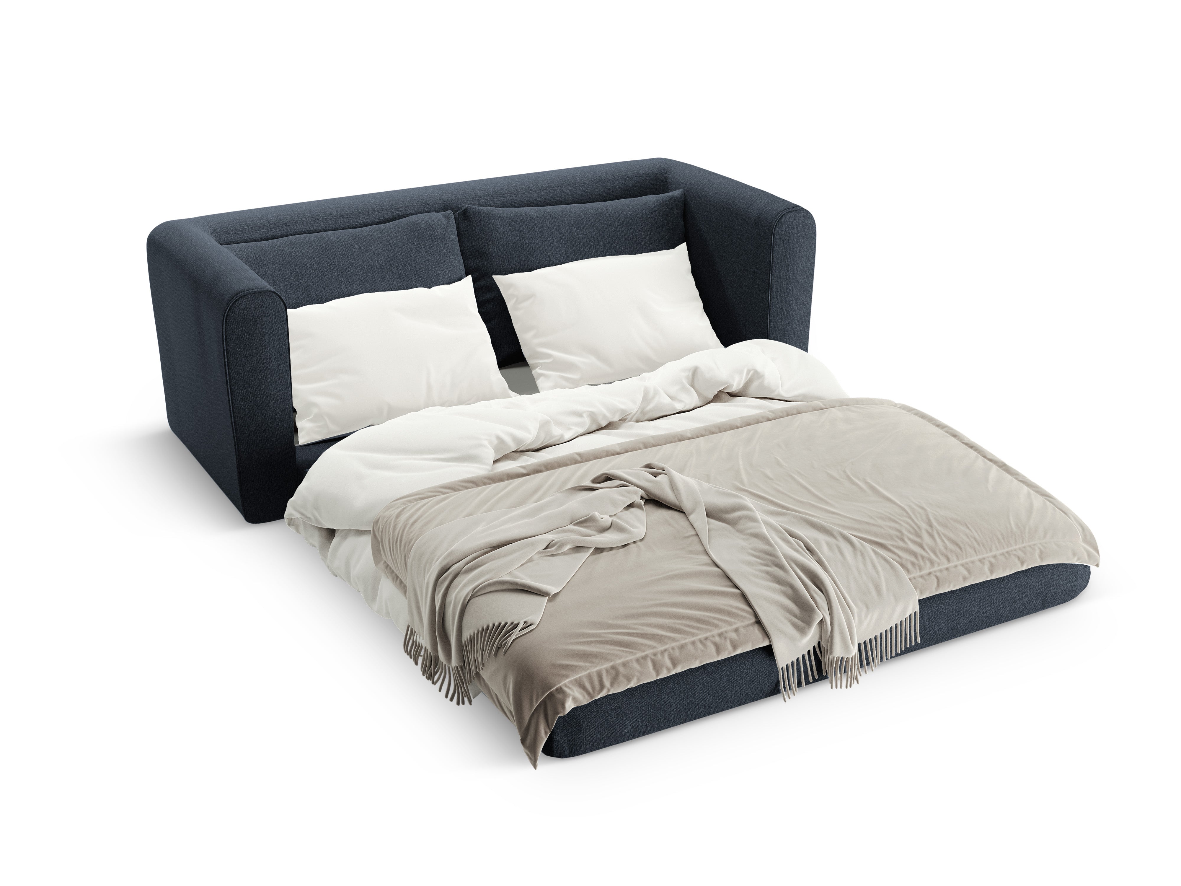 2-Seater Sofa with Sleeping Function LIDO Dark Blue