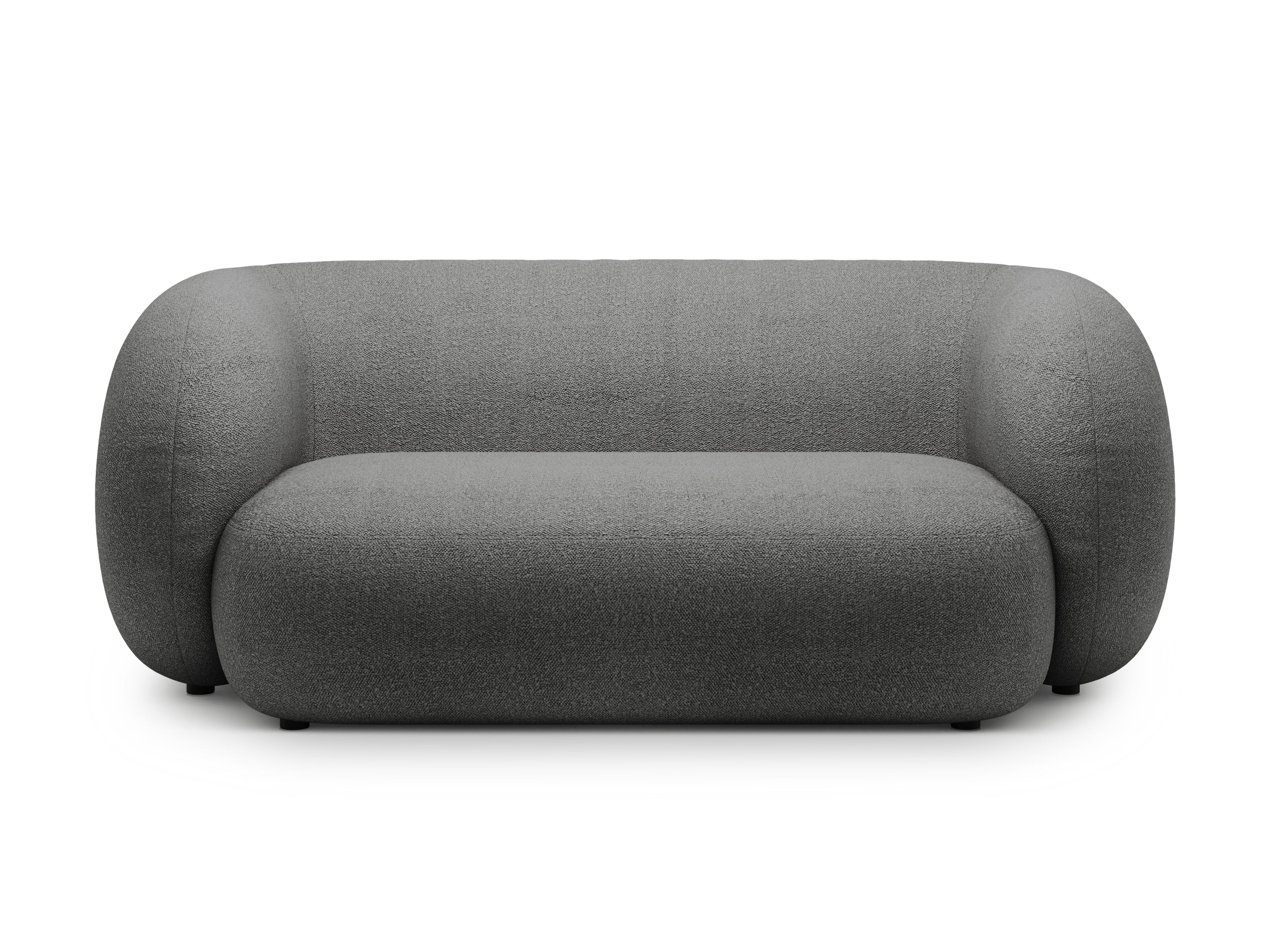 Sofa 2-osobowa KATE ciemnoszary boucle