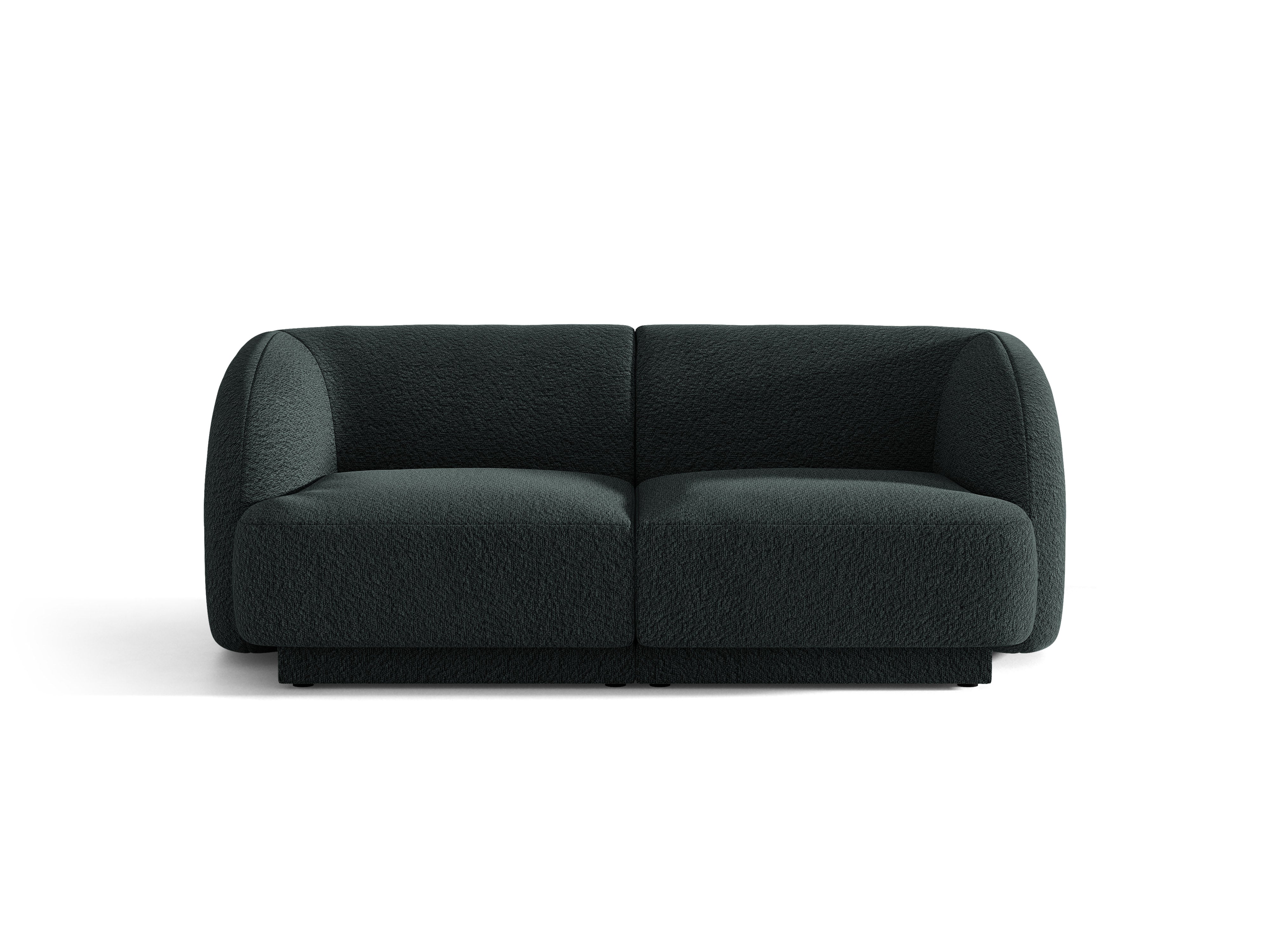Sofa 2-osobowa MILEY czarny boucle