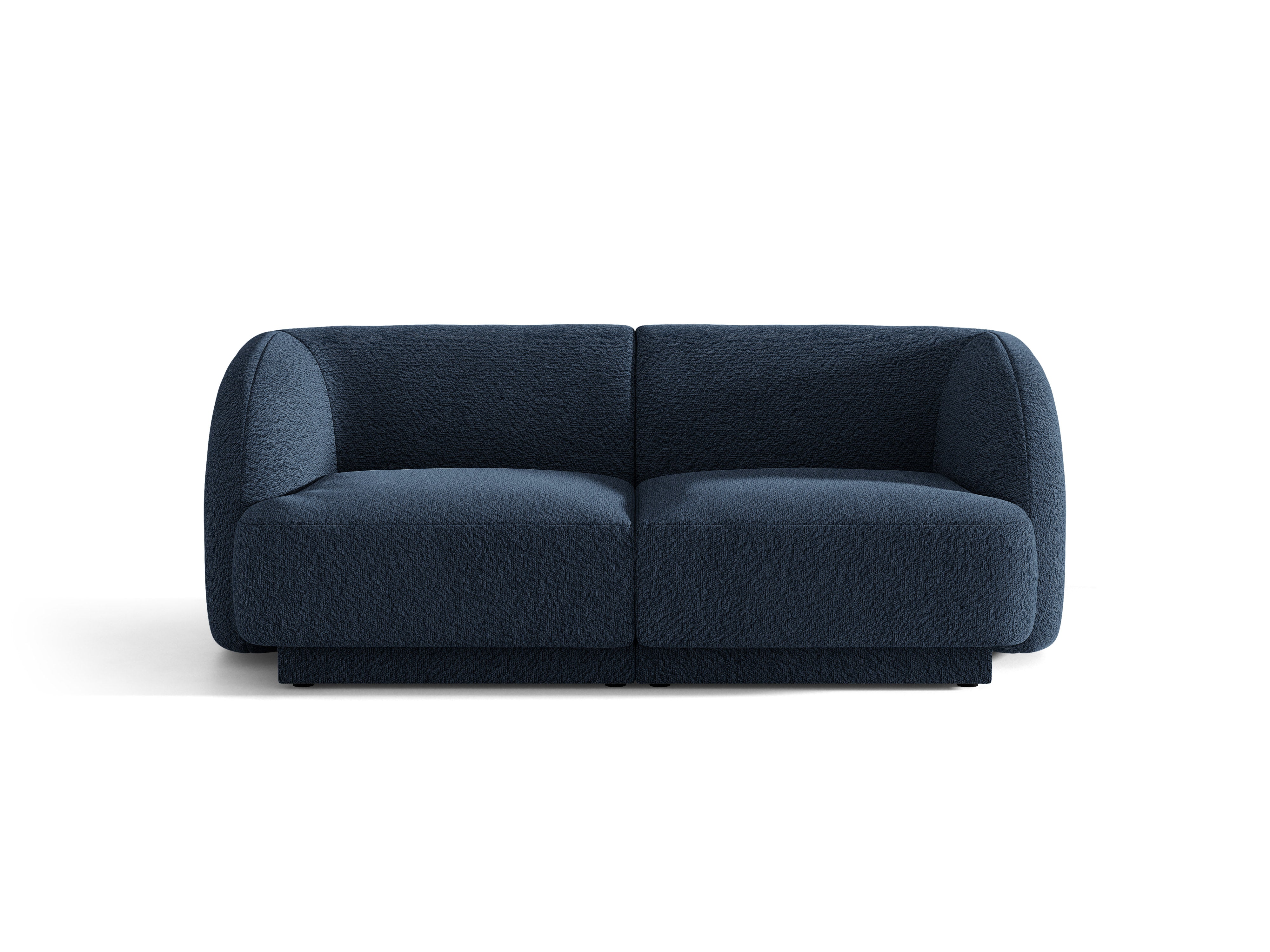 Sofa 2-osobowa MILEY ciemnoniebieski boucle