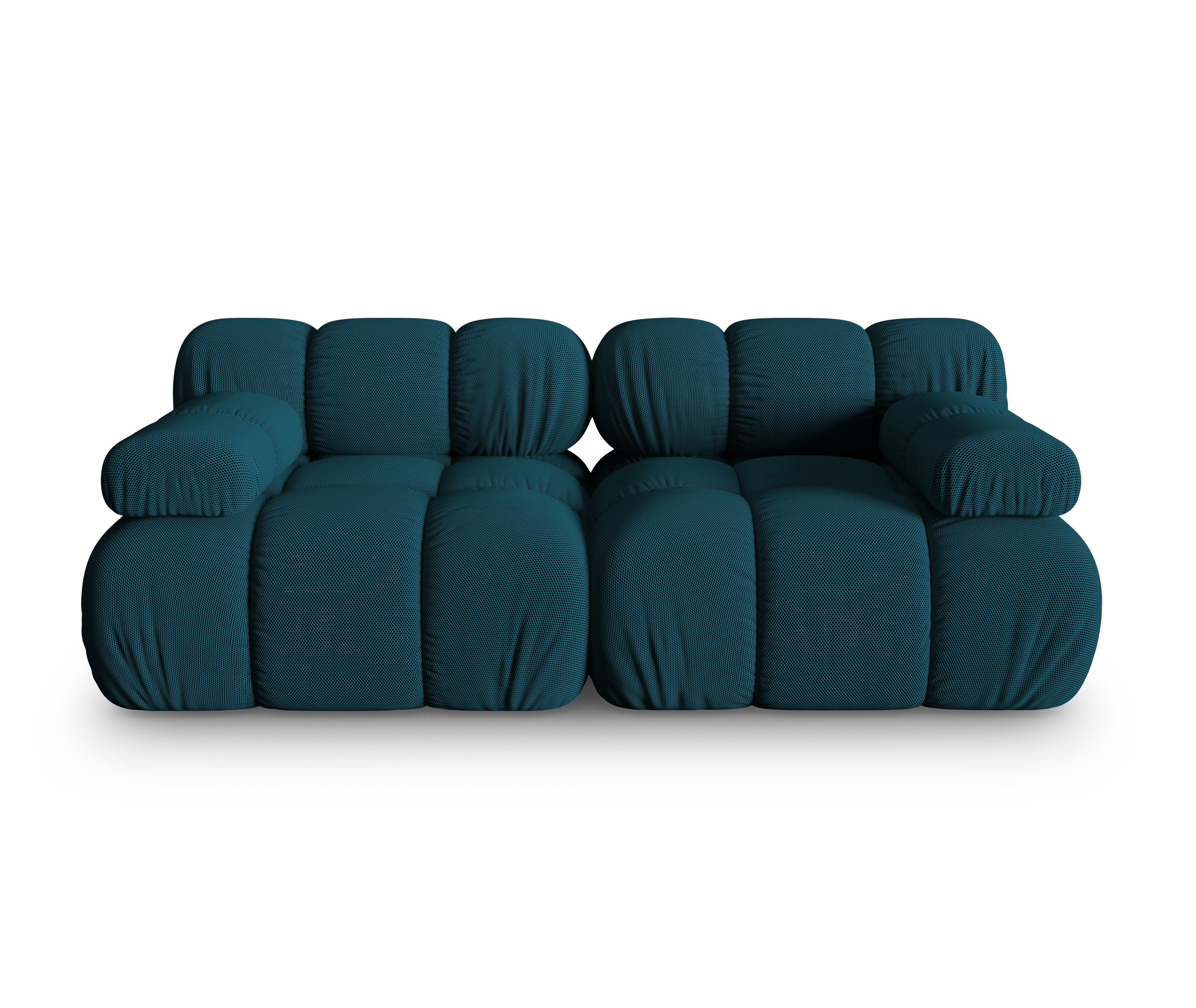Sofa modułowa 2-osobowa BELLIS morska tkanina 3D
