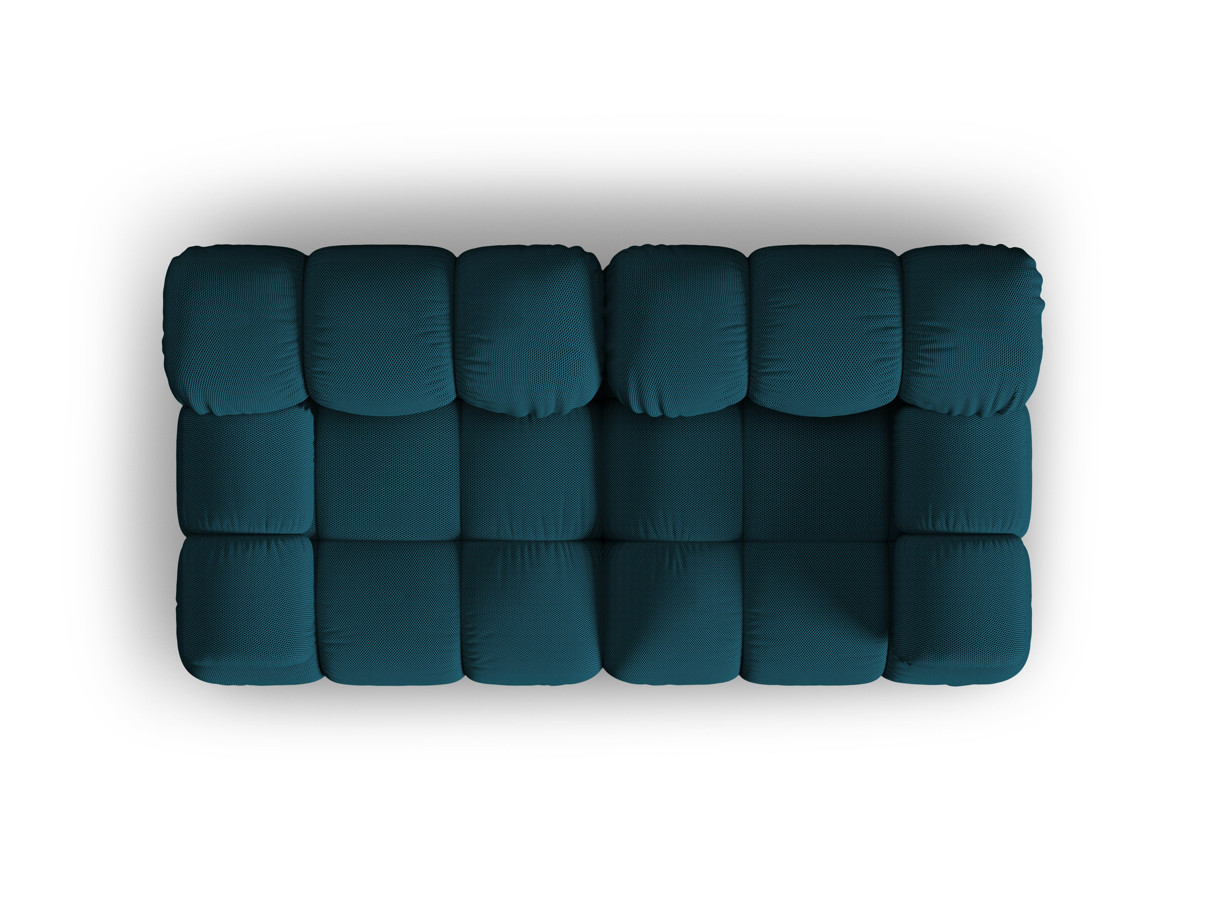 Sofa modułowa 2-osobowa BELLIS morska tkanina 3D