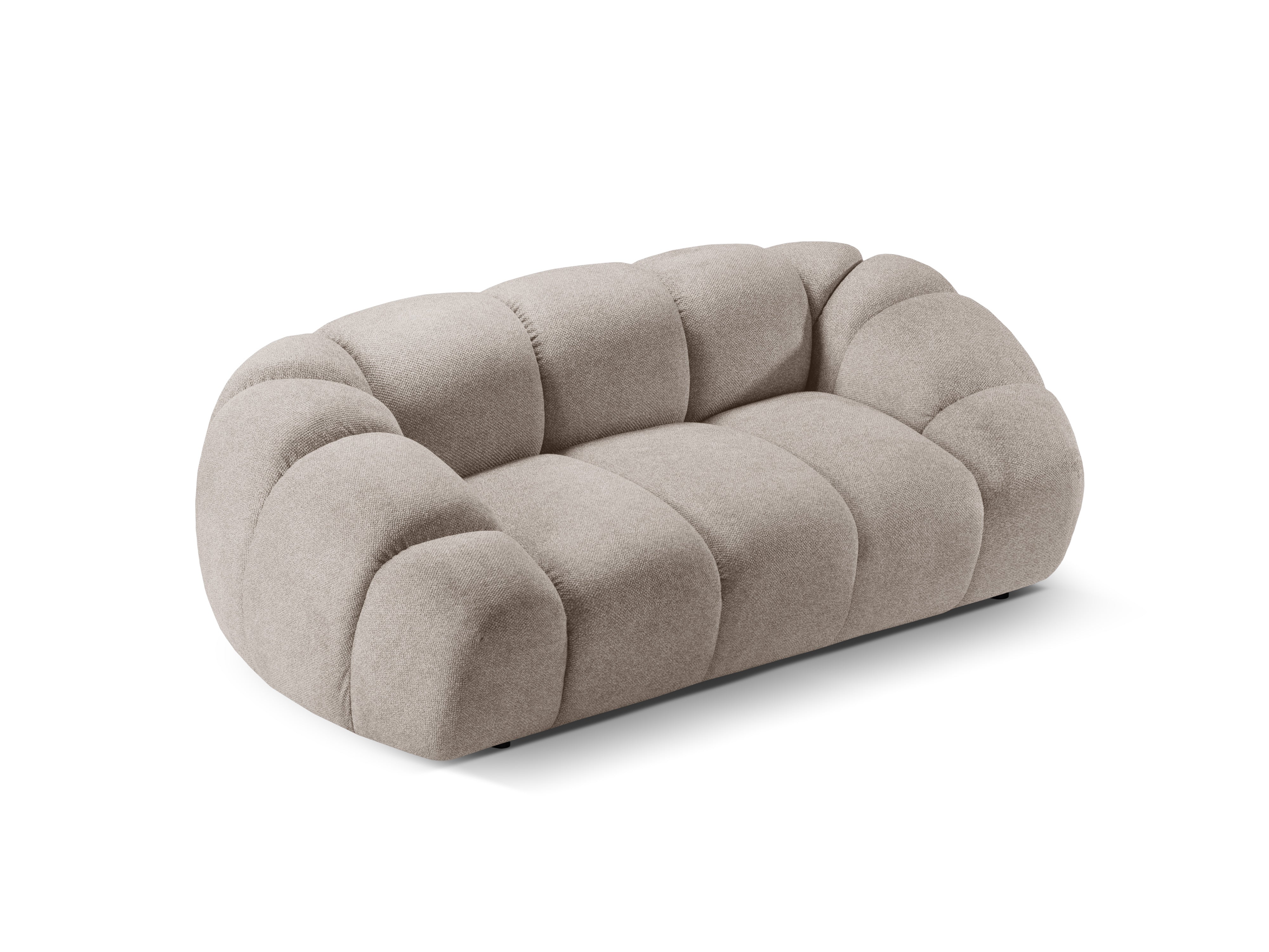 Sofa 2-osobowa DIANA ciemnobeżowy szenil