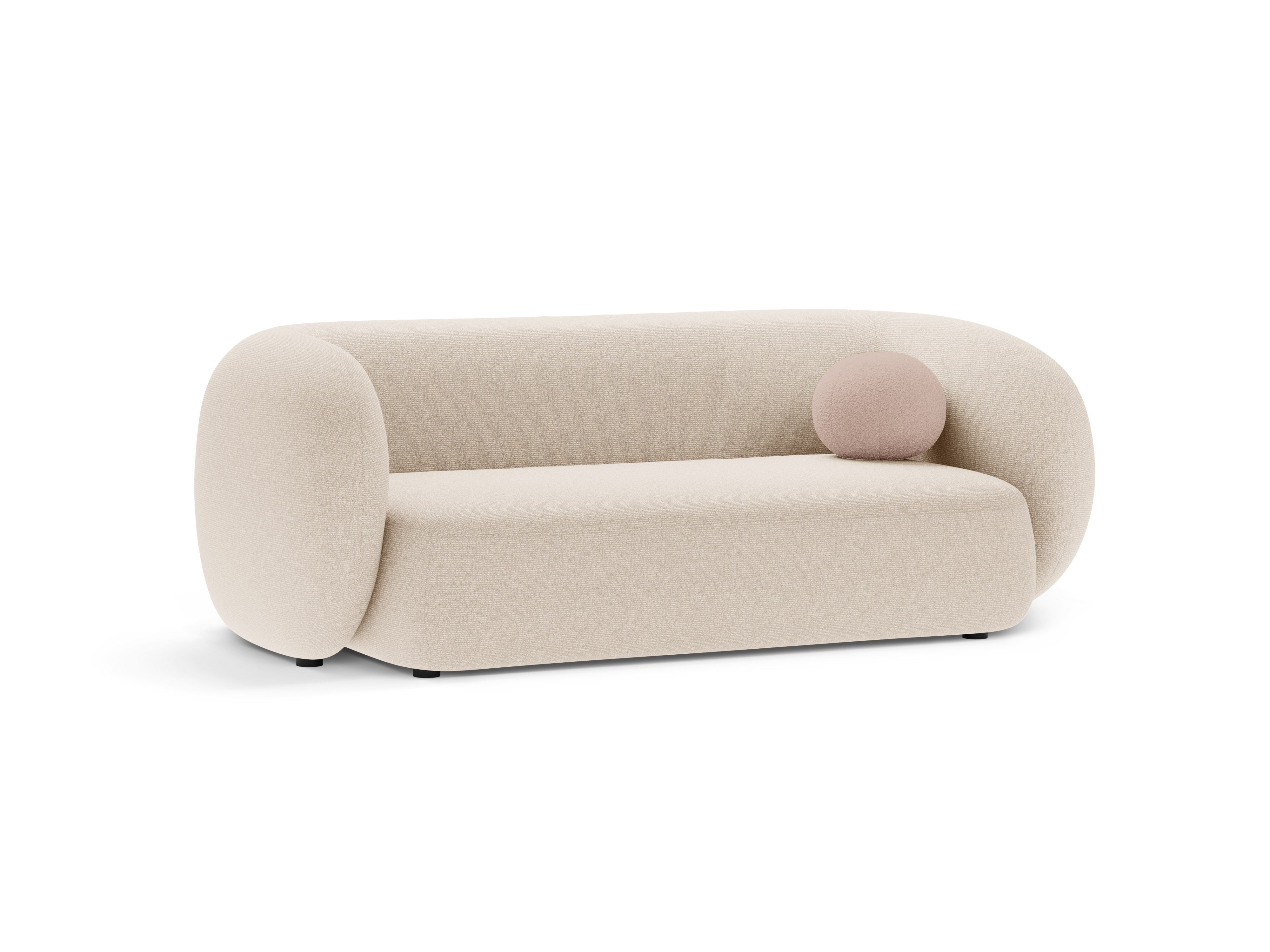 Sofa 2-sitzig KATE hellbeige Melange