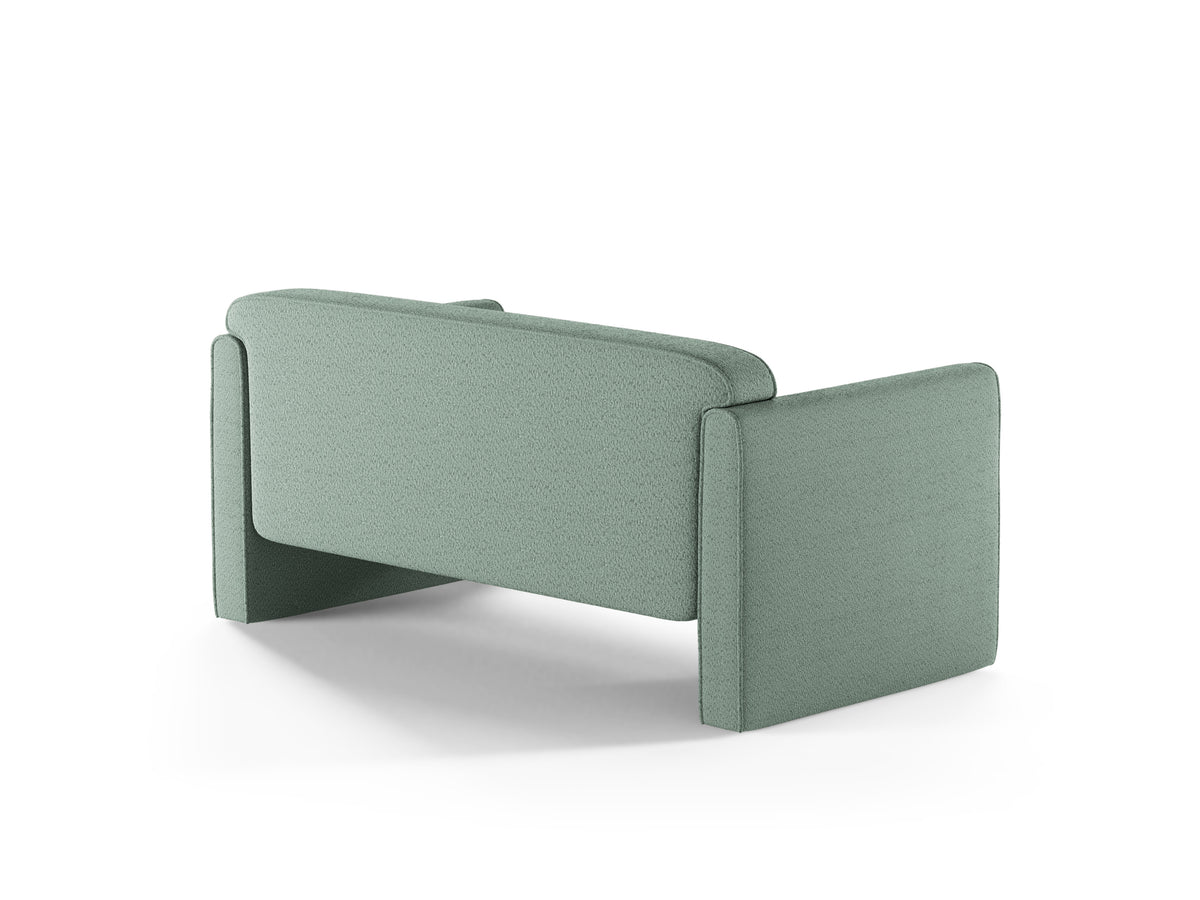 Sofa 2-osobowa ABBY miętowy boucle